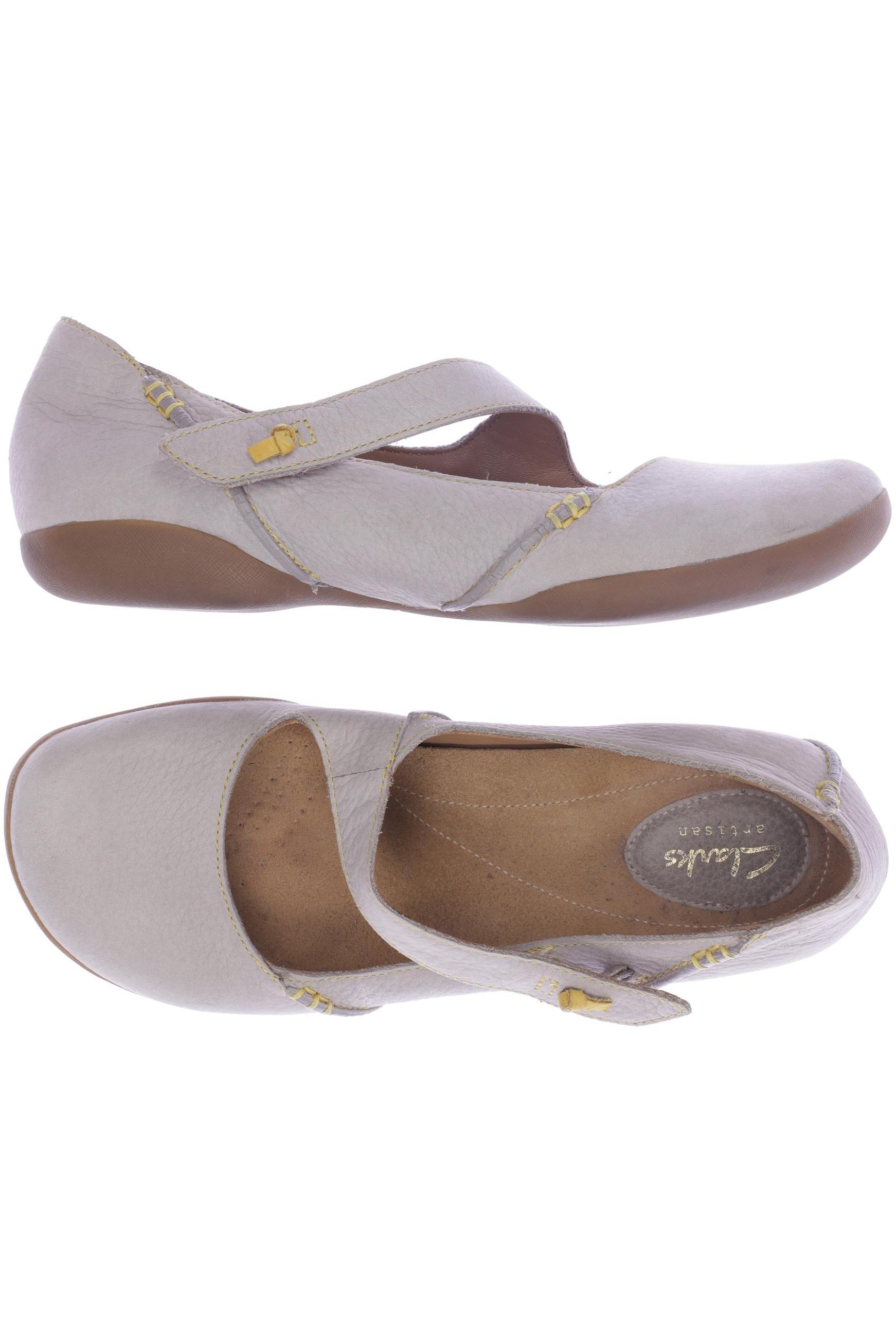 

Clarks Damen Ballerinas, grau, Gr. 38