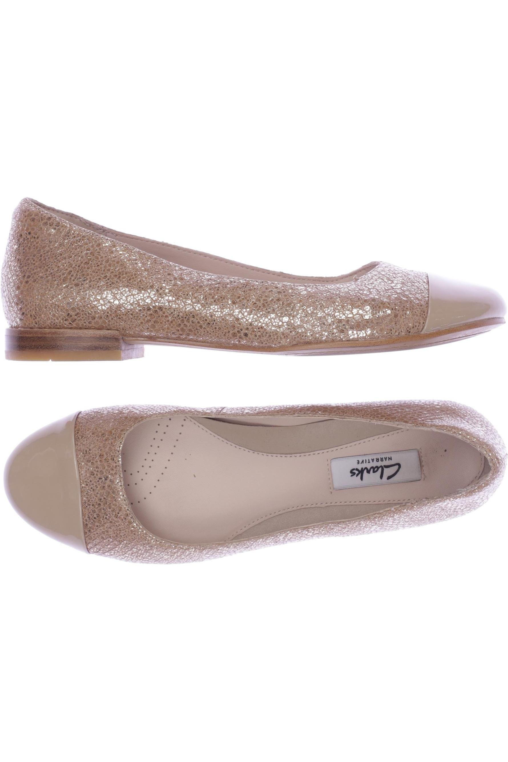 

Clarks Damen Ballerinas, beige, Gr. 37.5