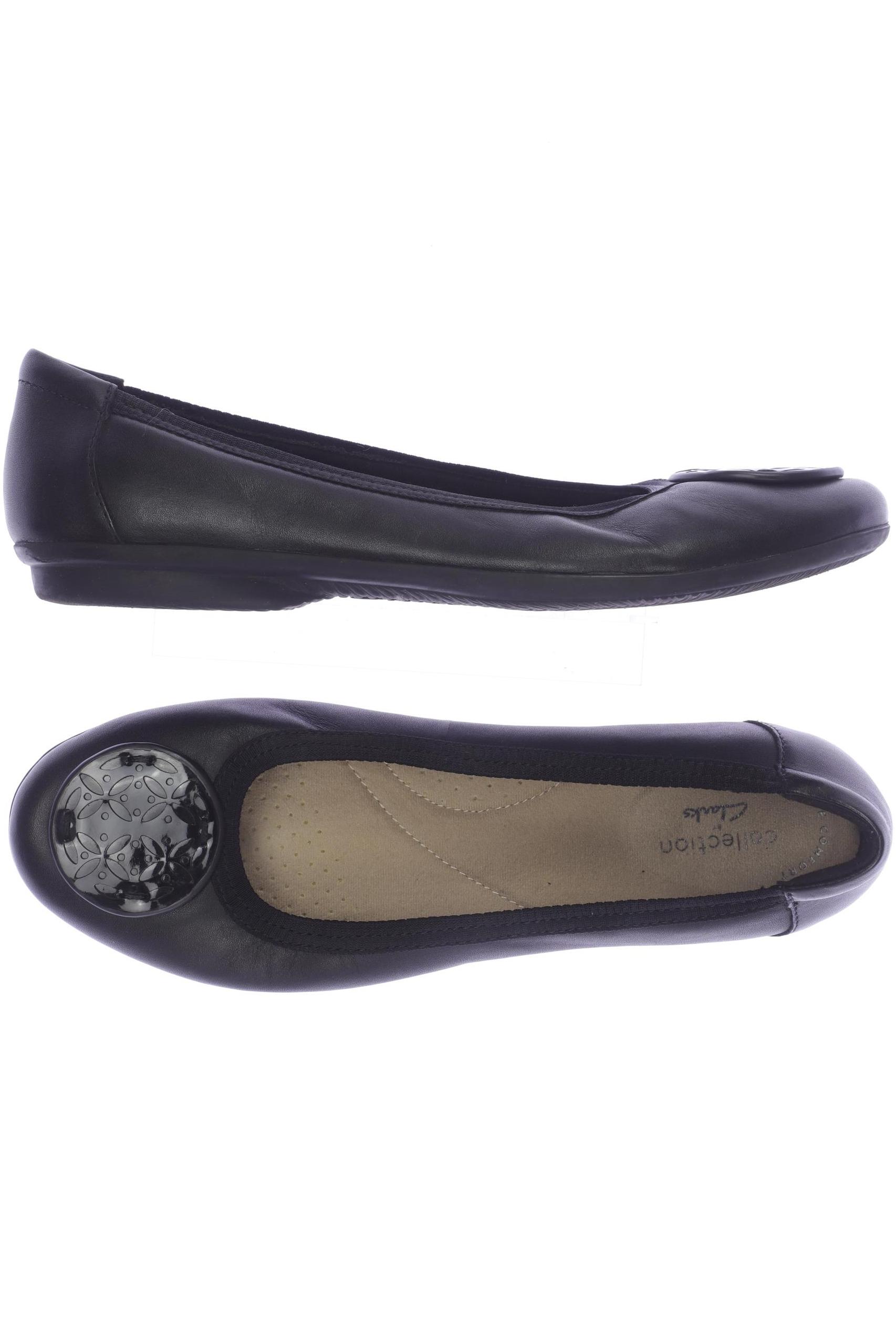 

Clarks Damen Ballerinas, schwarz, Gr. 38