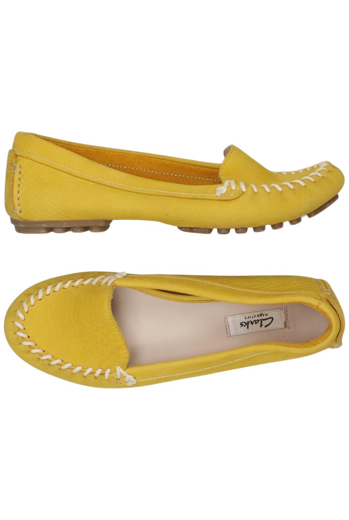 

Clarks Damen Ballerinas, gelb, Gr. 39.5