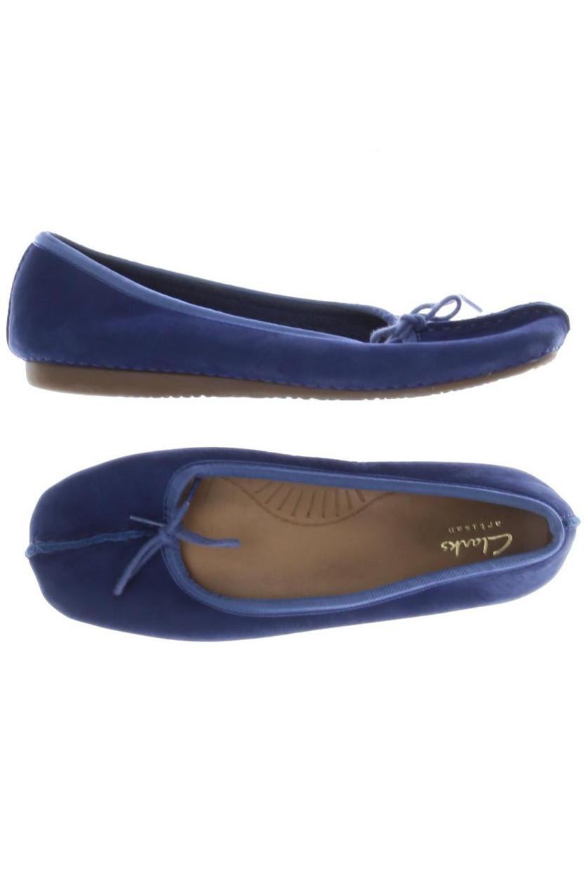 

Clarks Damen Ballerinas, blau, Gr. 38