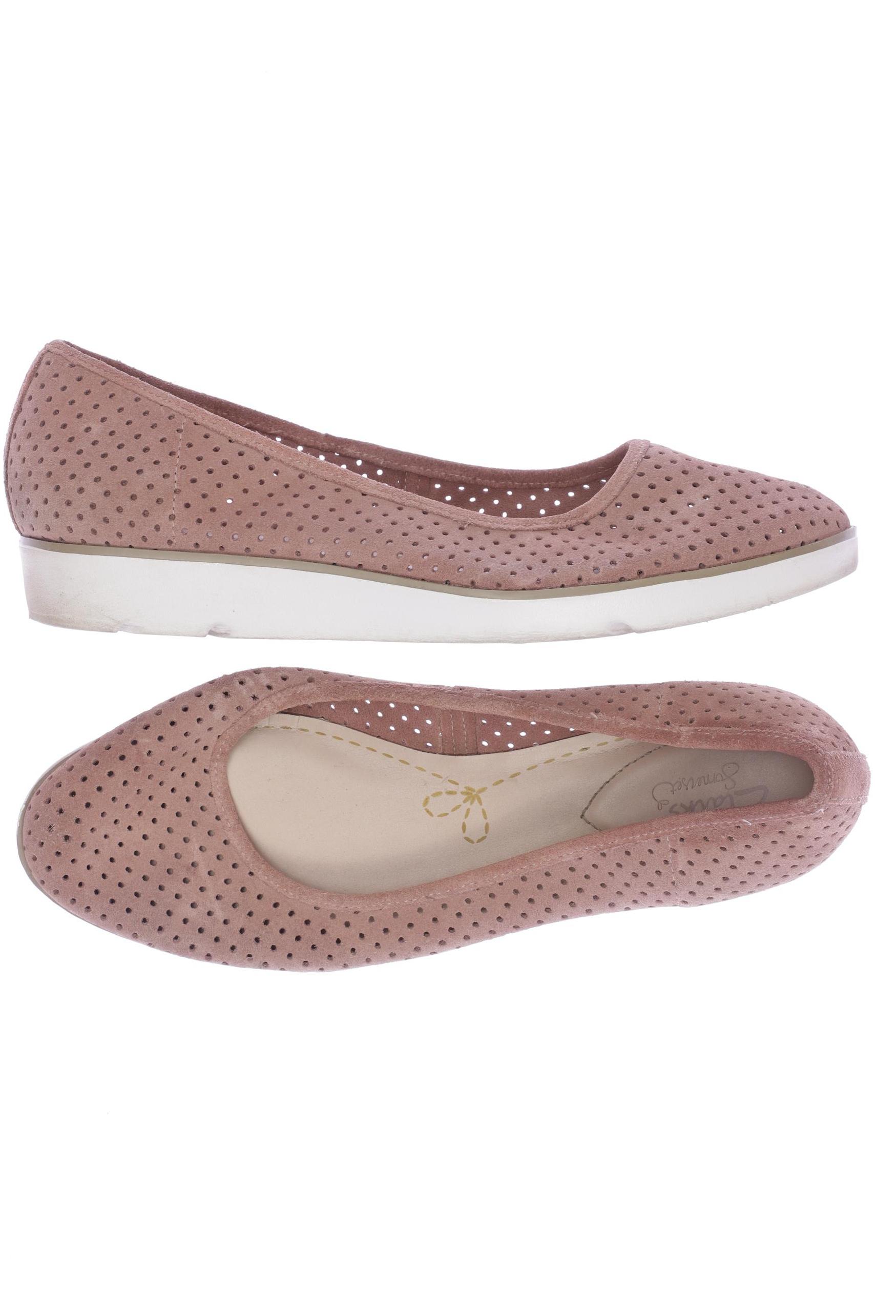 

Clarks Damen Ballerinas, pink, Gr. 41