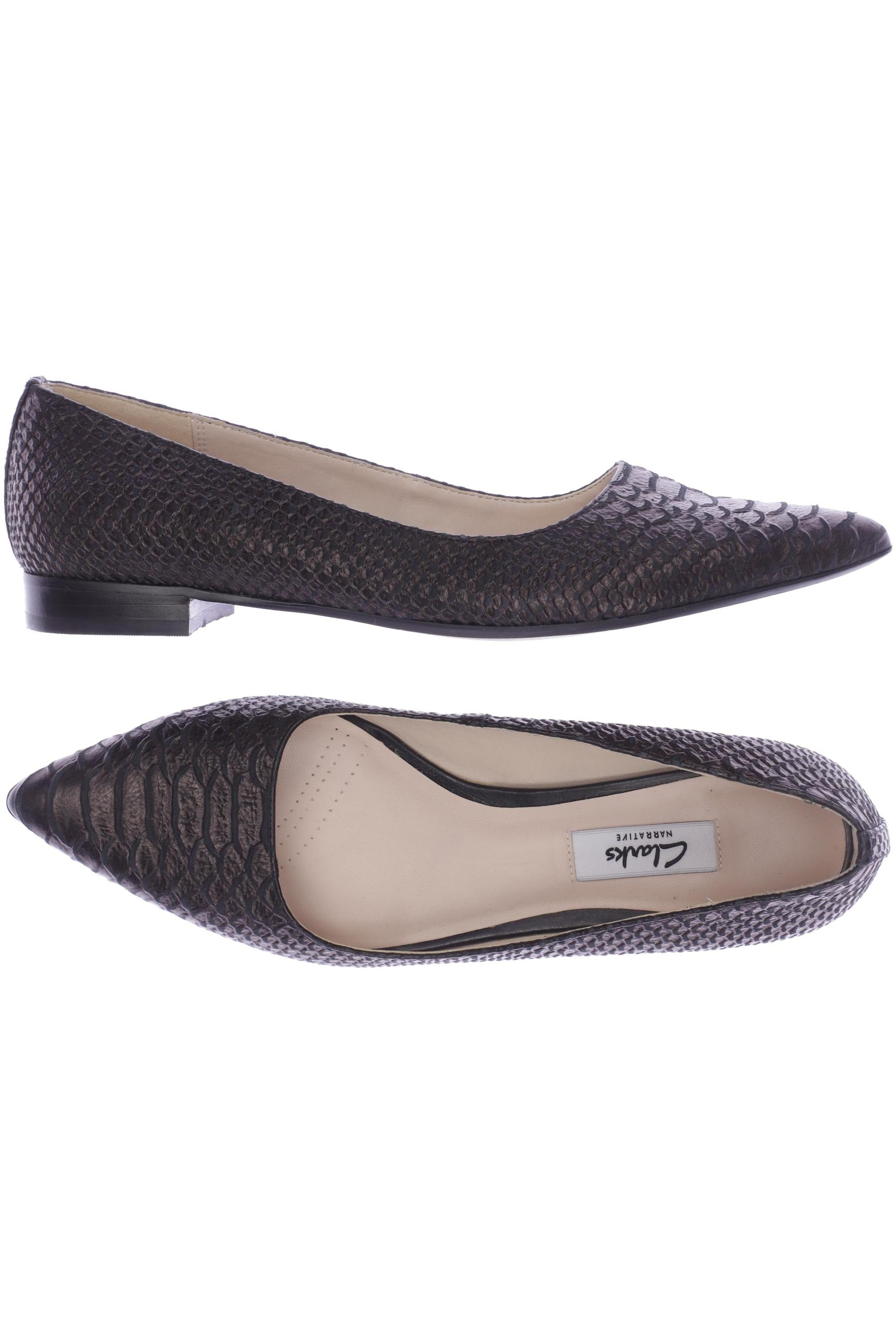 

Clarks Damen Ballerinas, braun, Gr. 38
