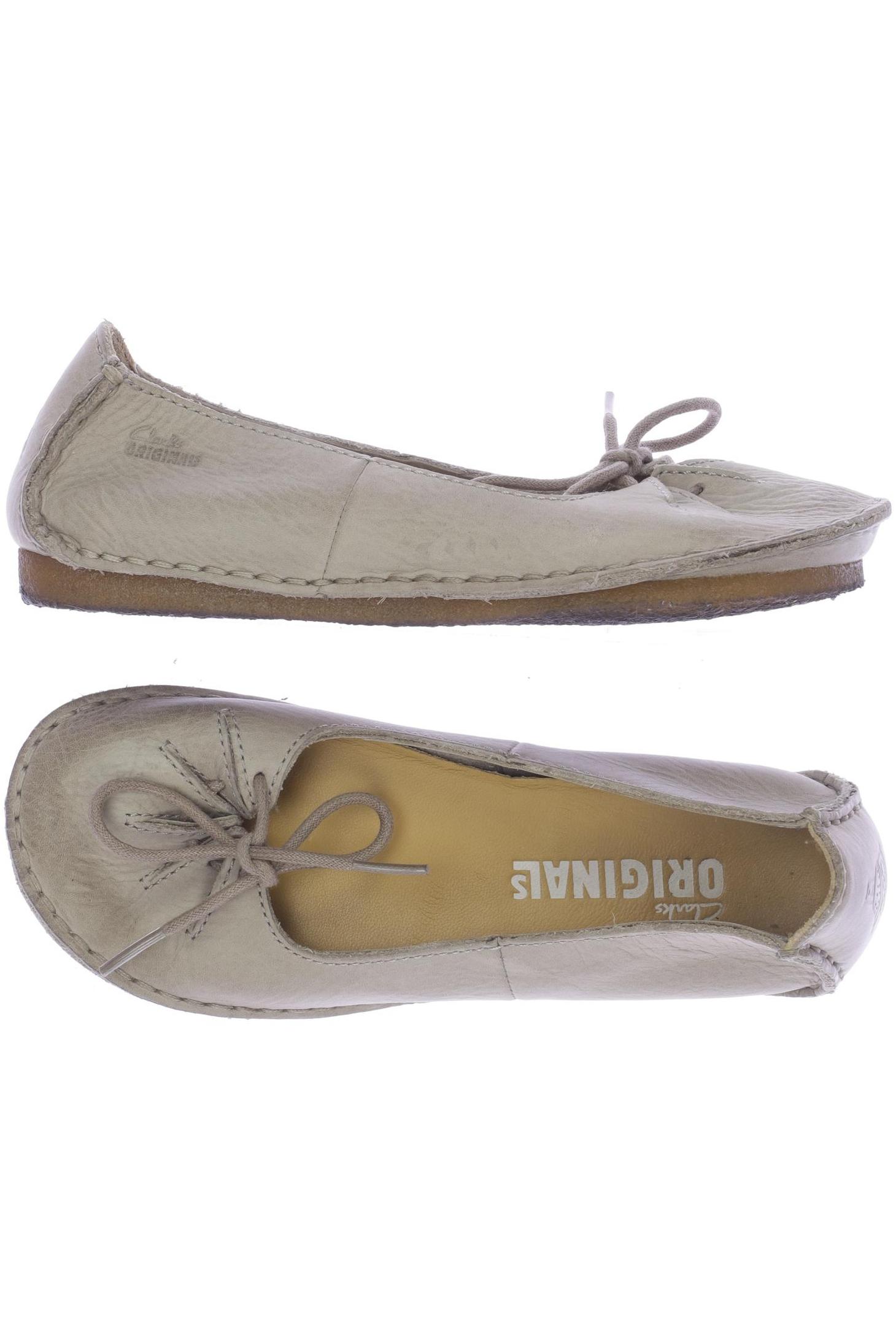 

Clarks Damen Ballerinas, beige, Gr. 3