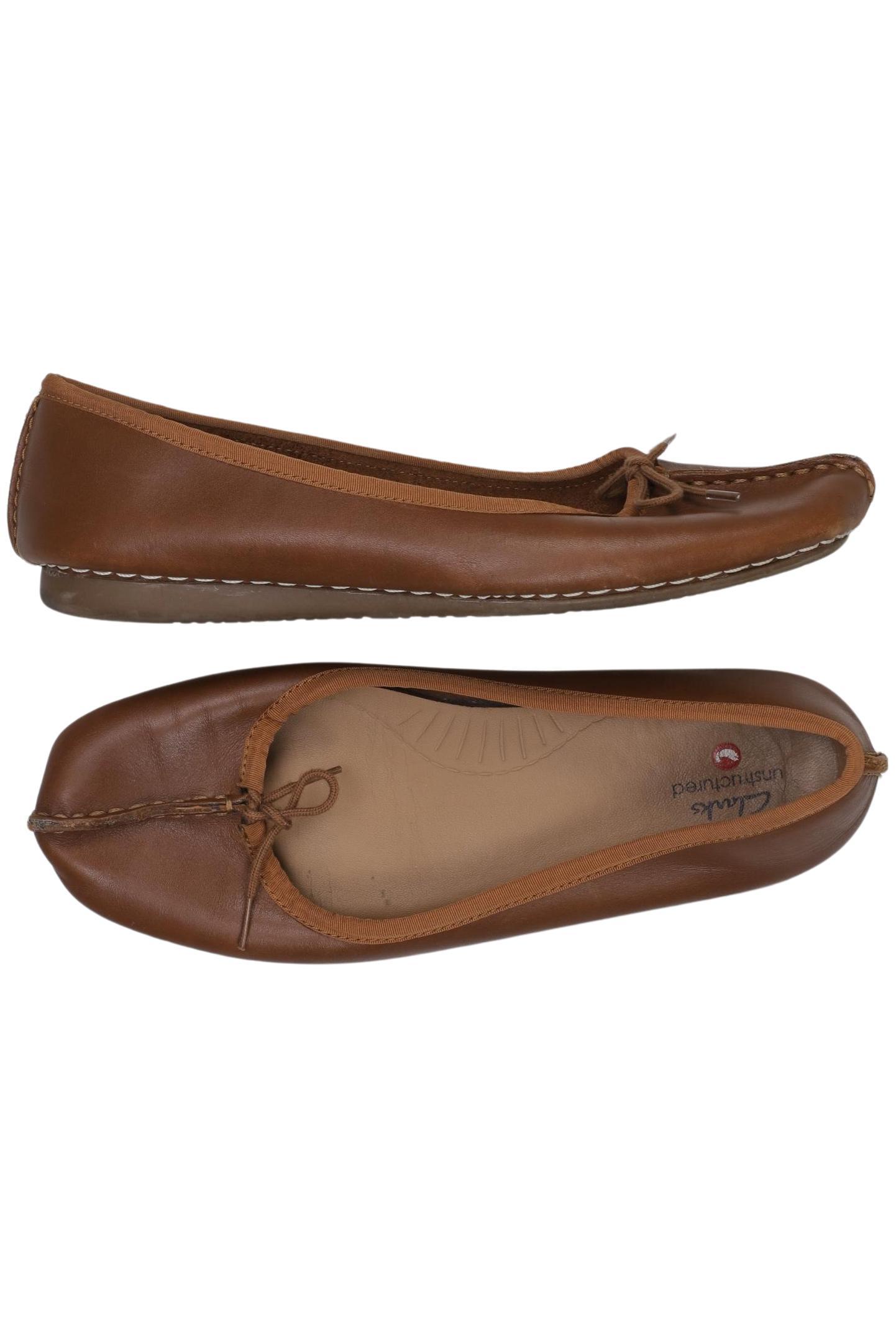 

Clarks Damen Ballerinas, braun, Gr. 37.5