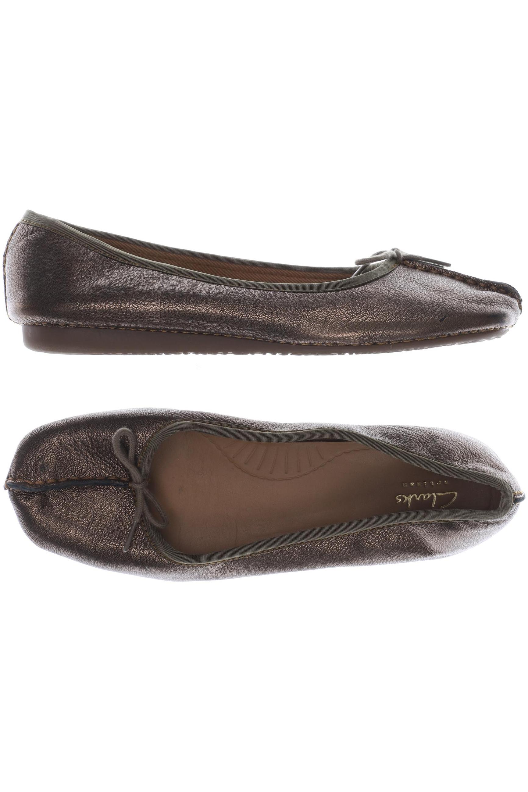 

Clarks Damen Ballerinas, braun, Gr. 39.5