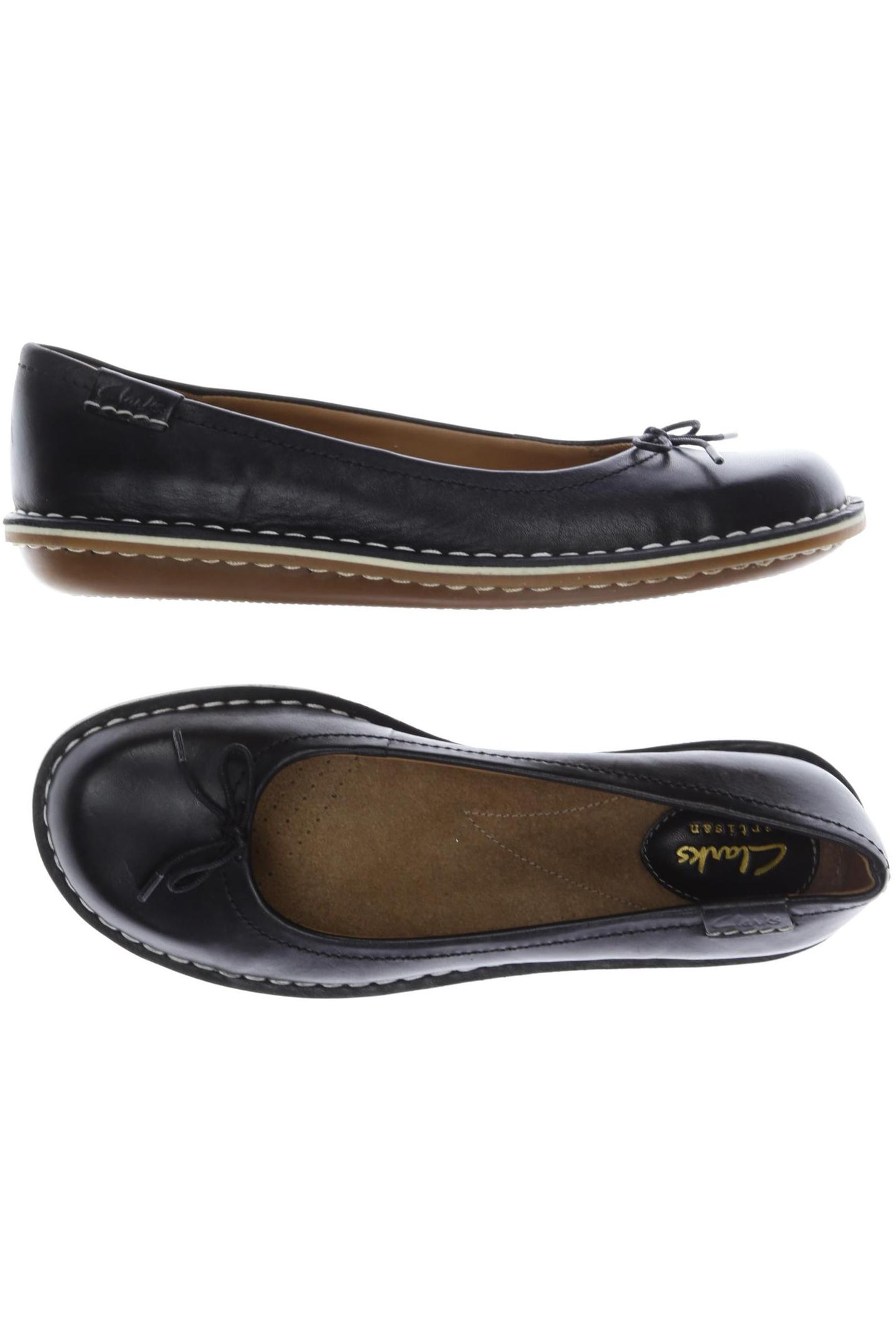 

Clarks Damen Ballerinas, schwarz, Gr. 37.5