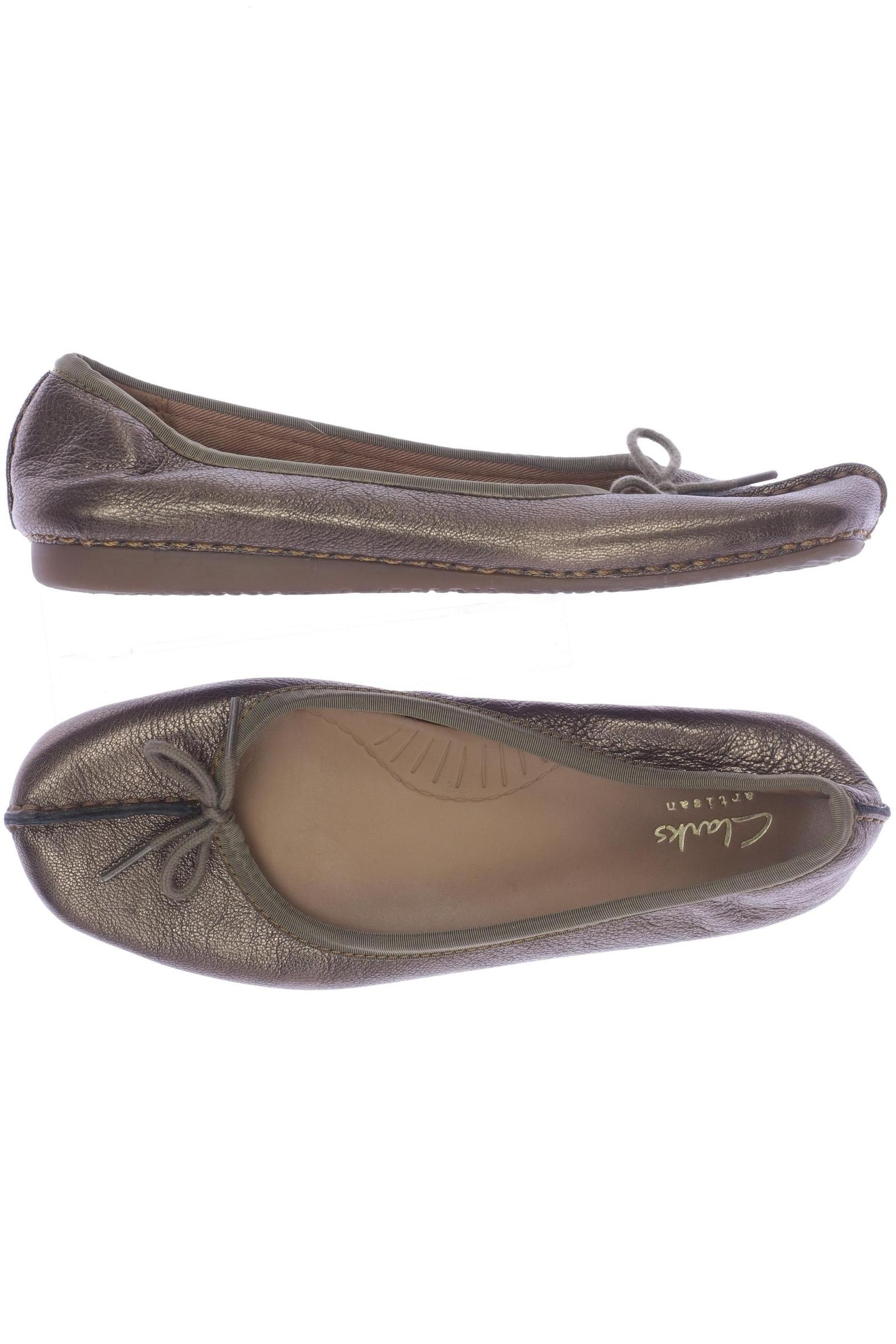 

Clarks Damen Ballerinas, braun, Gr. 36