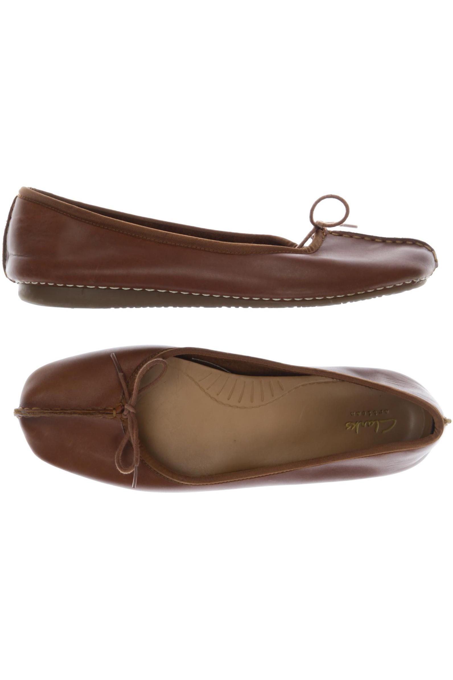 

Clarks Damen Ballerinas, braun, Gr. 41