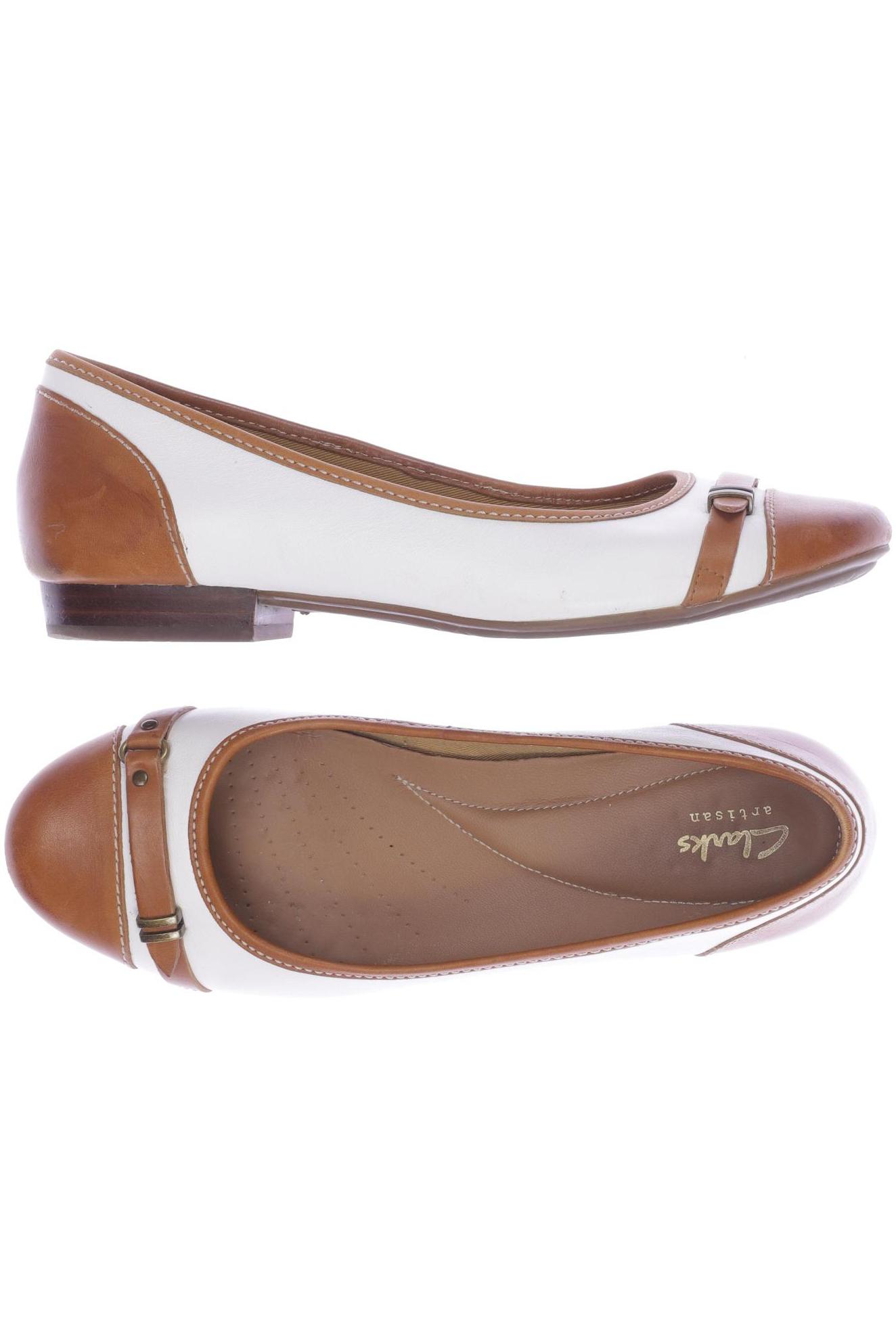 

Clarks Damen Ballerinas, weiß