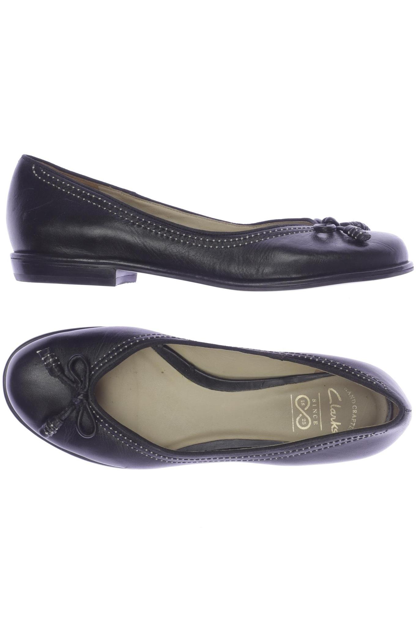 

Clarks Damen Ballerinas, schwarz, Gr. 5.5