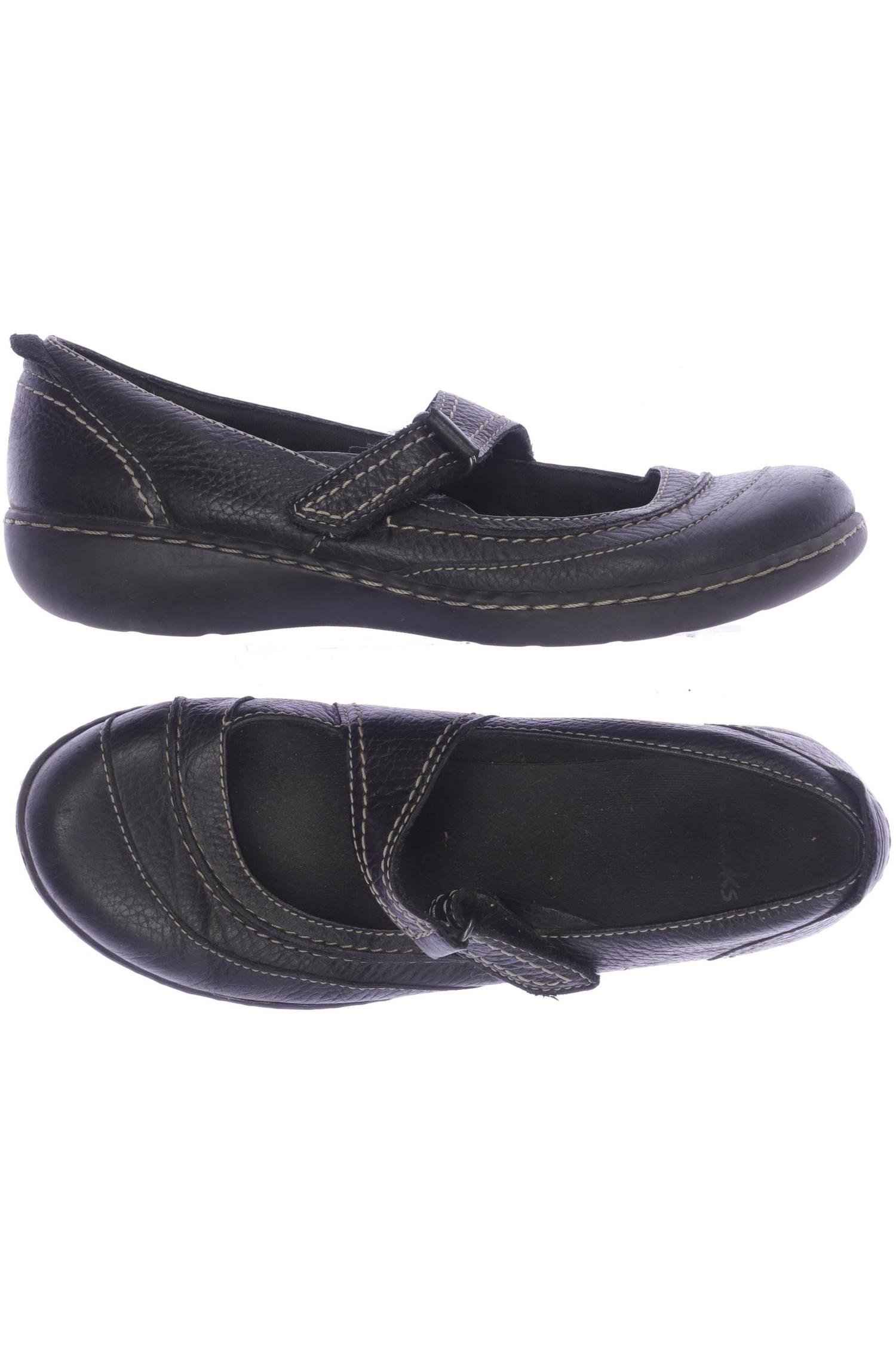 

Clarks Damen Ballerinas, schwarz, Gr. 37.5