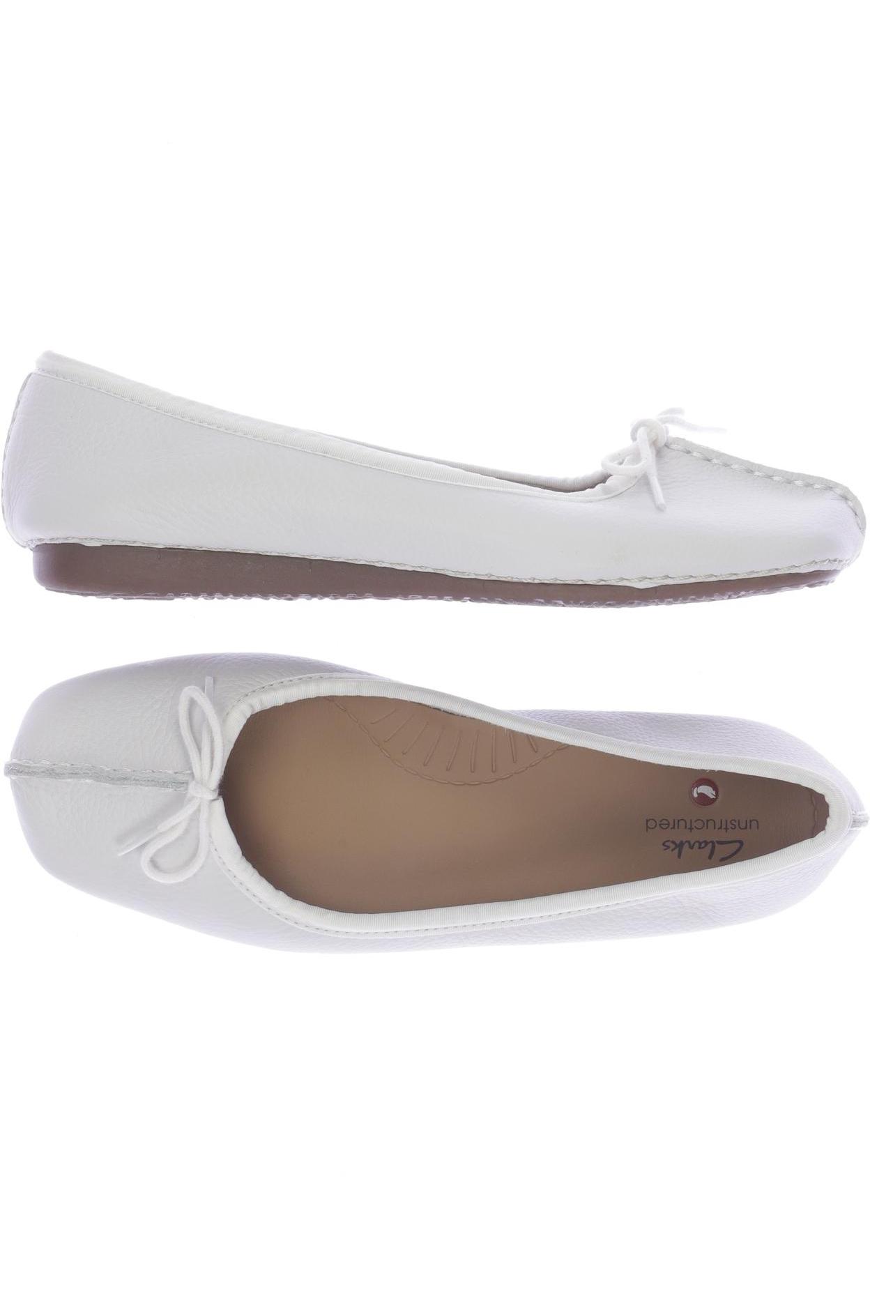 

Clarks Damen Ballerinas, weiß