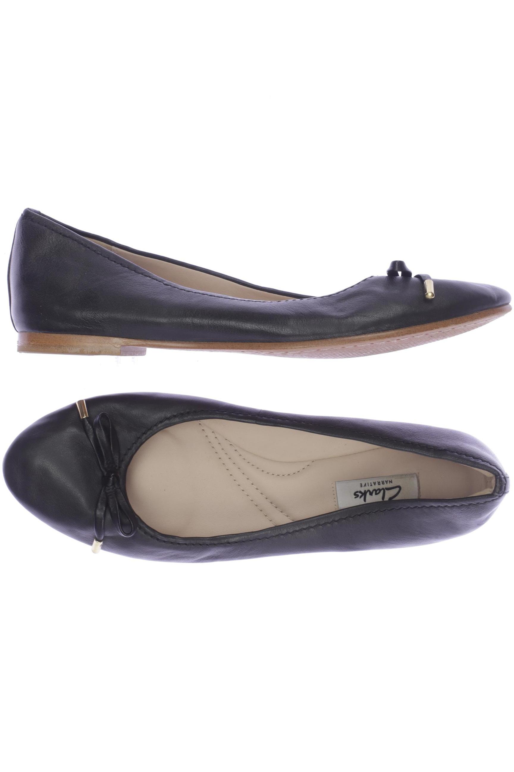 

Clarks Damen Ballerinas, schwarz, Gr. 41