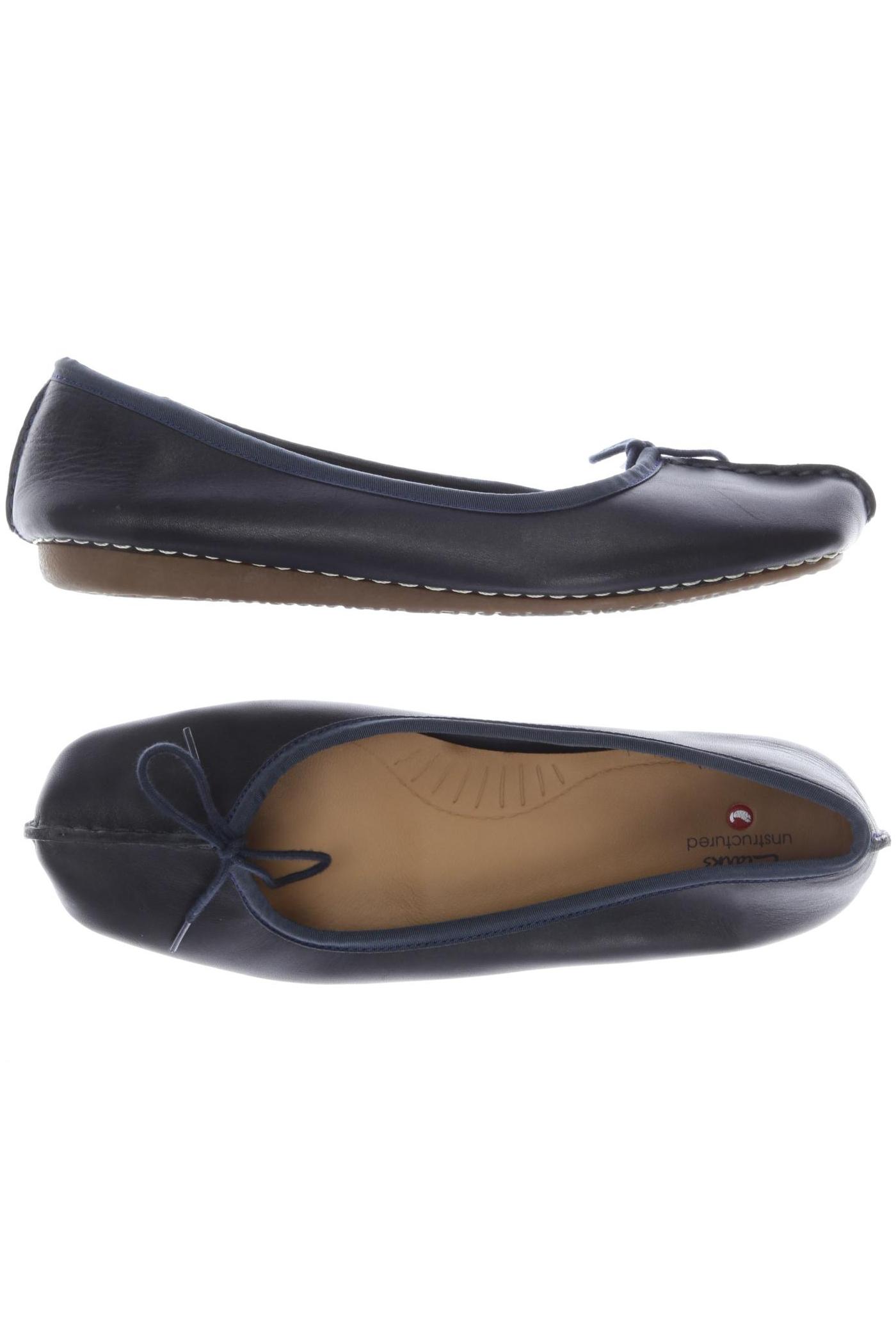 

Clarks Damen Ballerinas, marineblau, Gr. 41