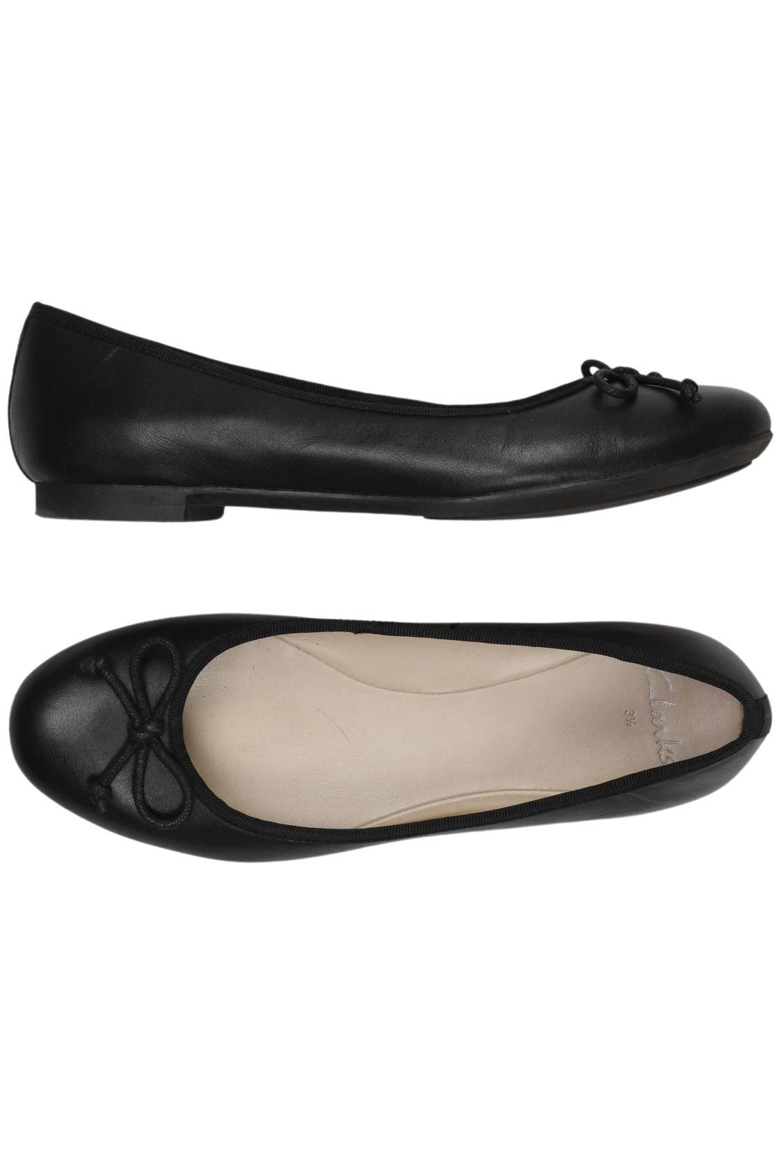 

Clarks Damen Ballerinas, schwarz, Gr. 3.5