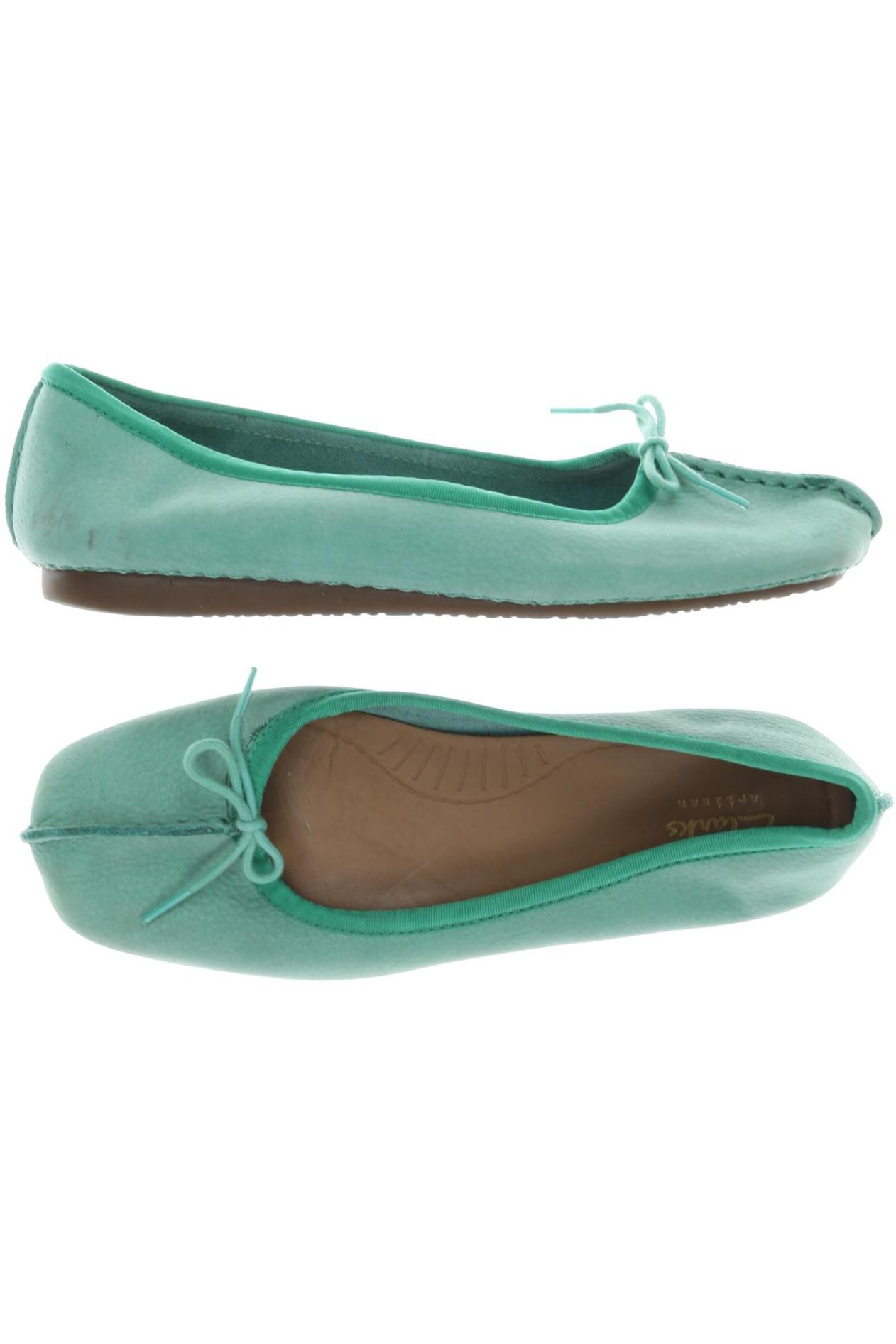 

Clarks Damen Ballerinas, grün, Gr. 38