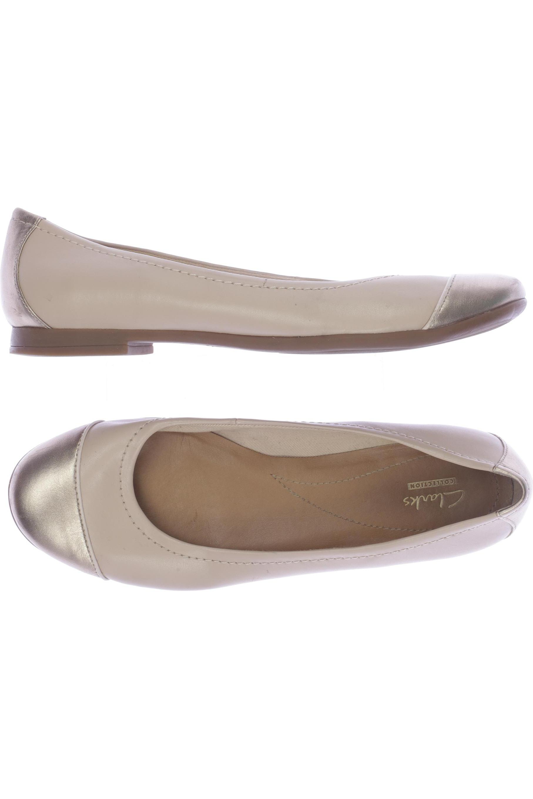 

Clarks Damen Ballerinas, beige