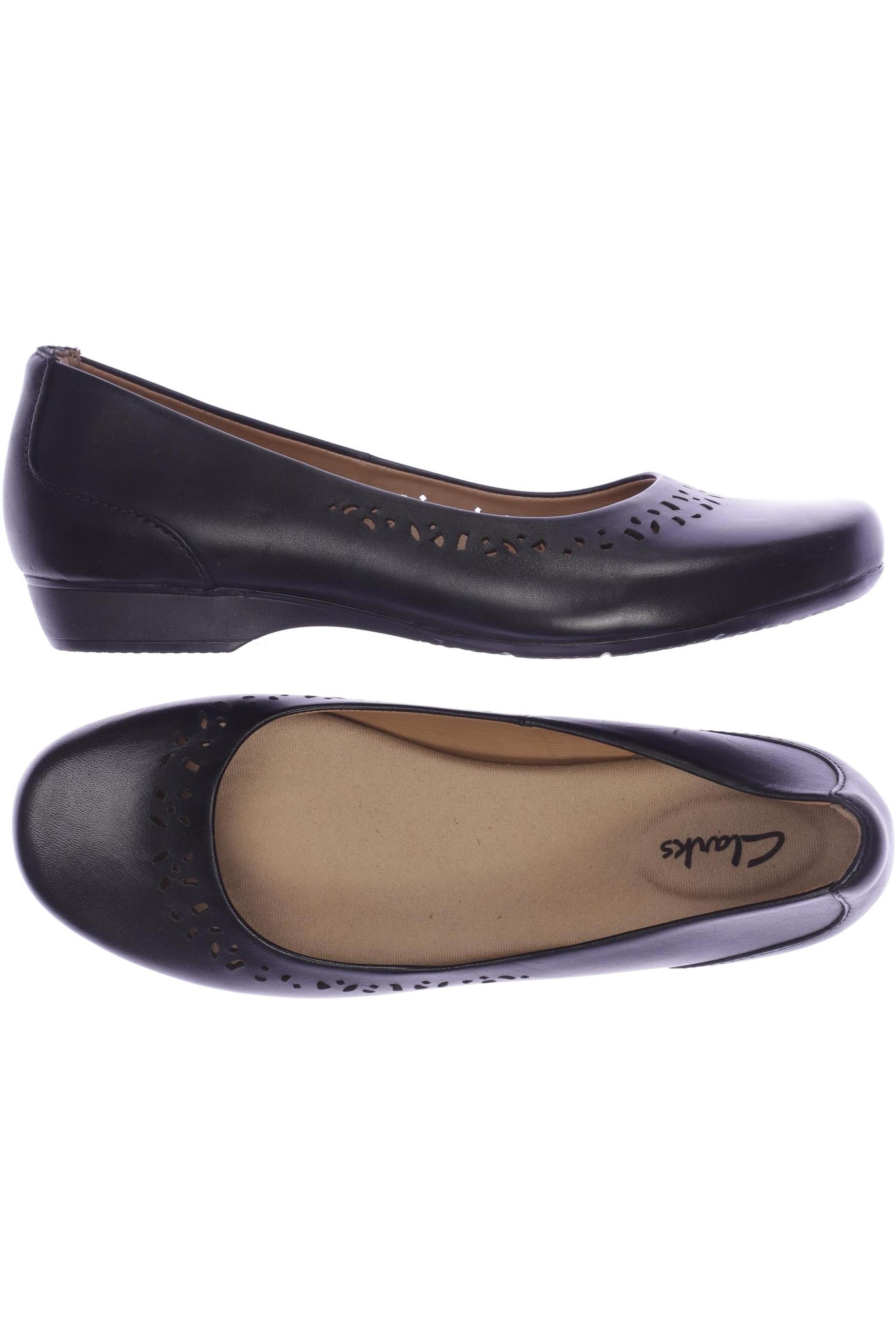 

Clarks Damen Ballerinas, schwarz, Gr. 39