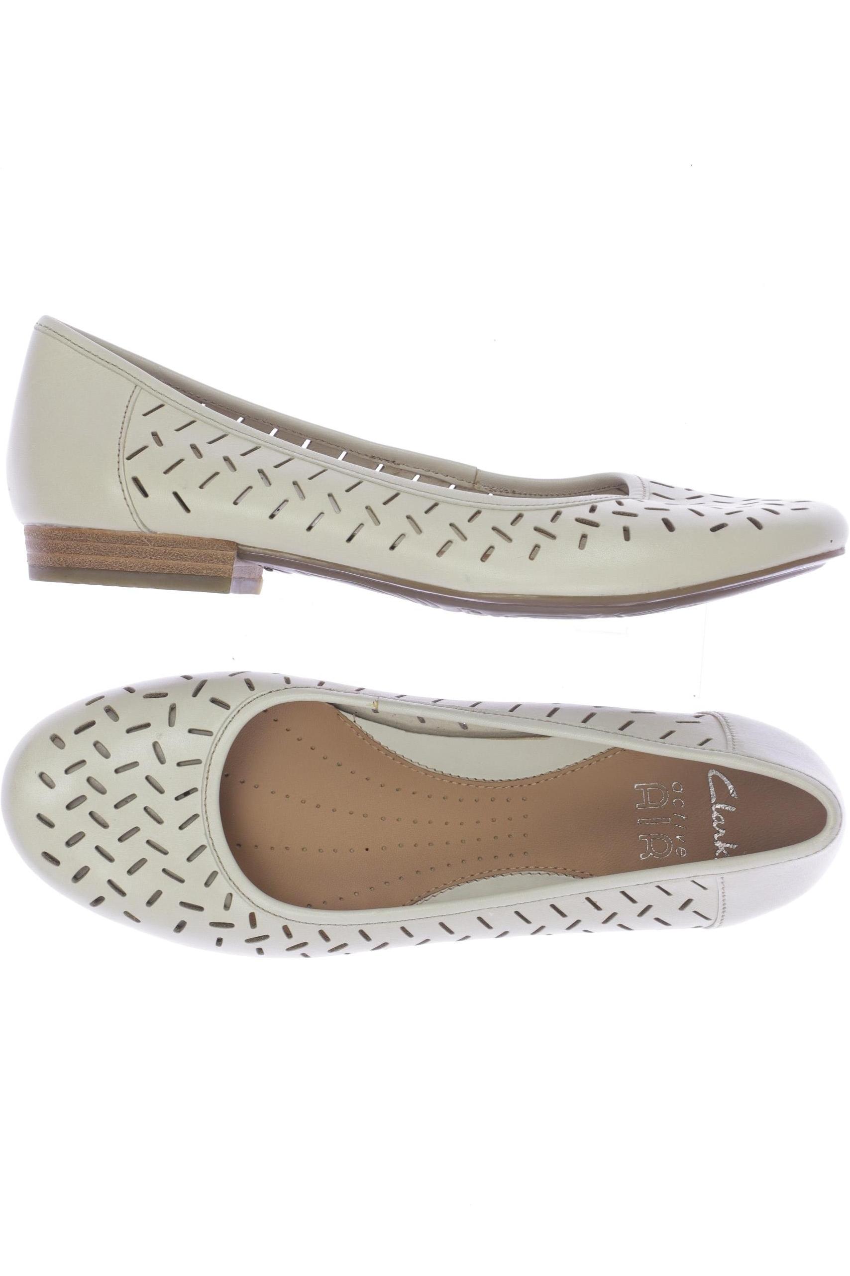 

Clarks Damen Ballerinas, beige, Gr. 5.5