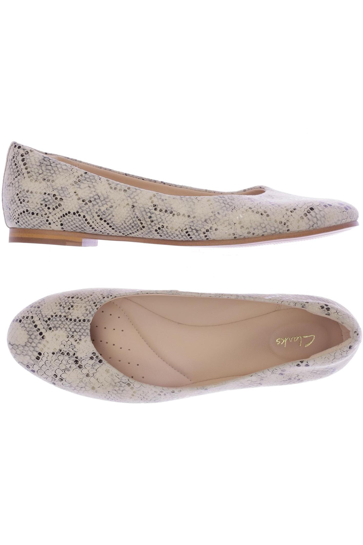 

Clarks Damen Ballerinas, beige, Gr. 7