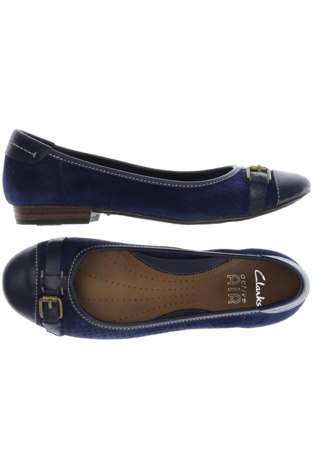 

Clarks Damen Ballerinas, marineblau, Gr. 4.5