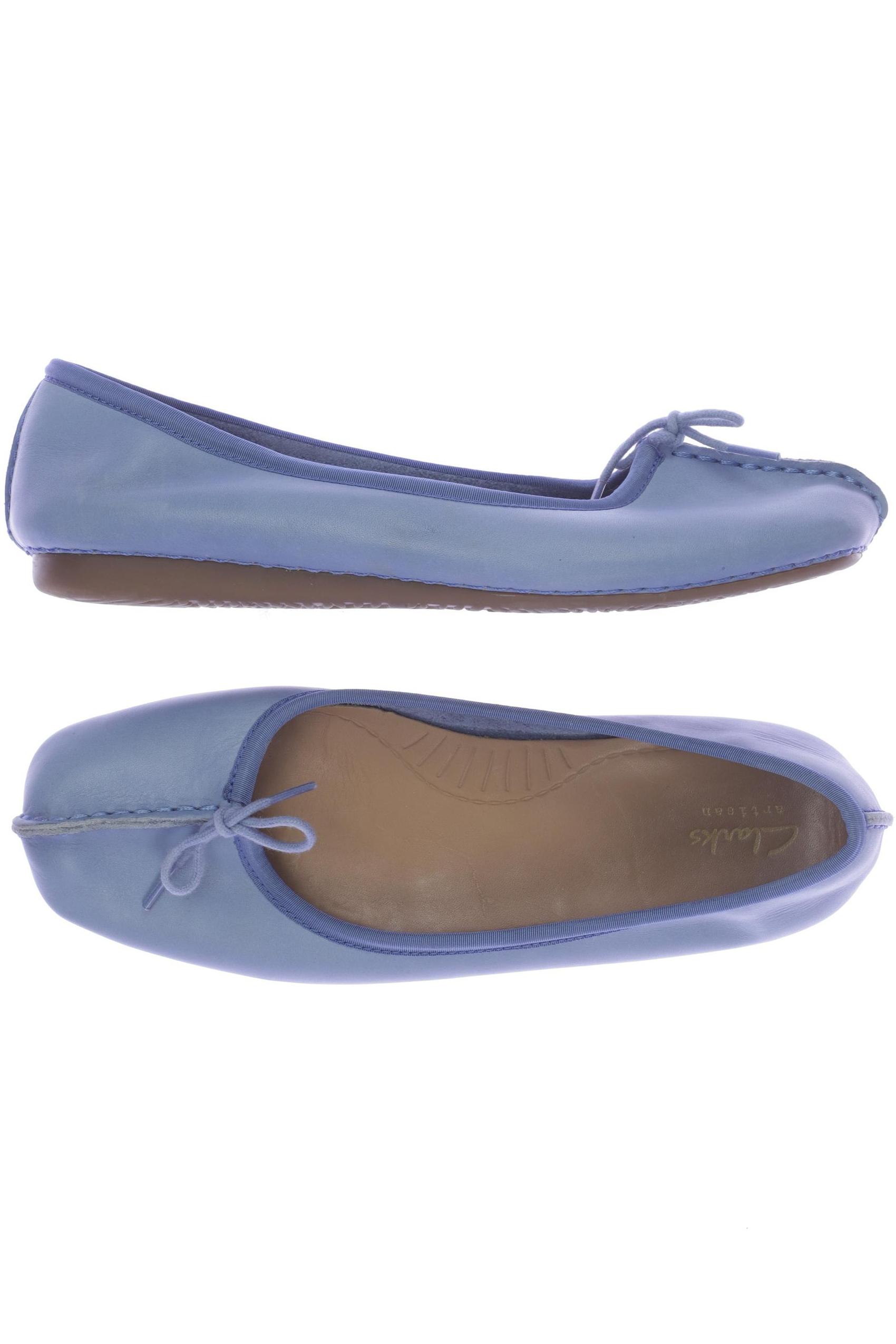 

Clarks Damen Ballerinas, blau, Gr. 39