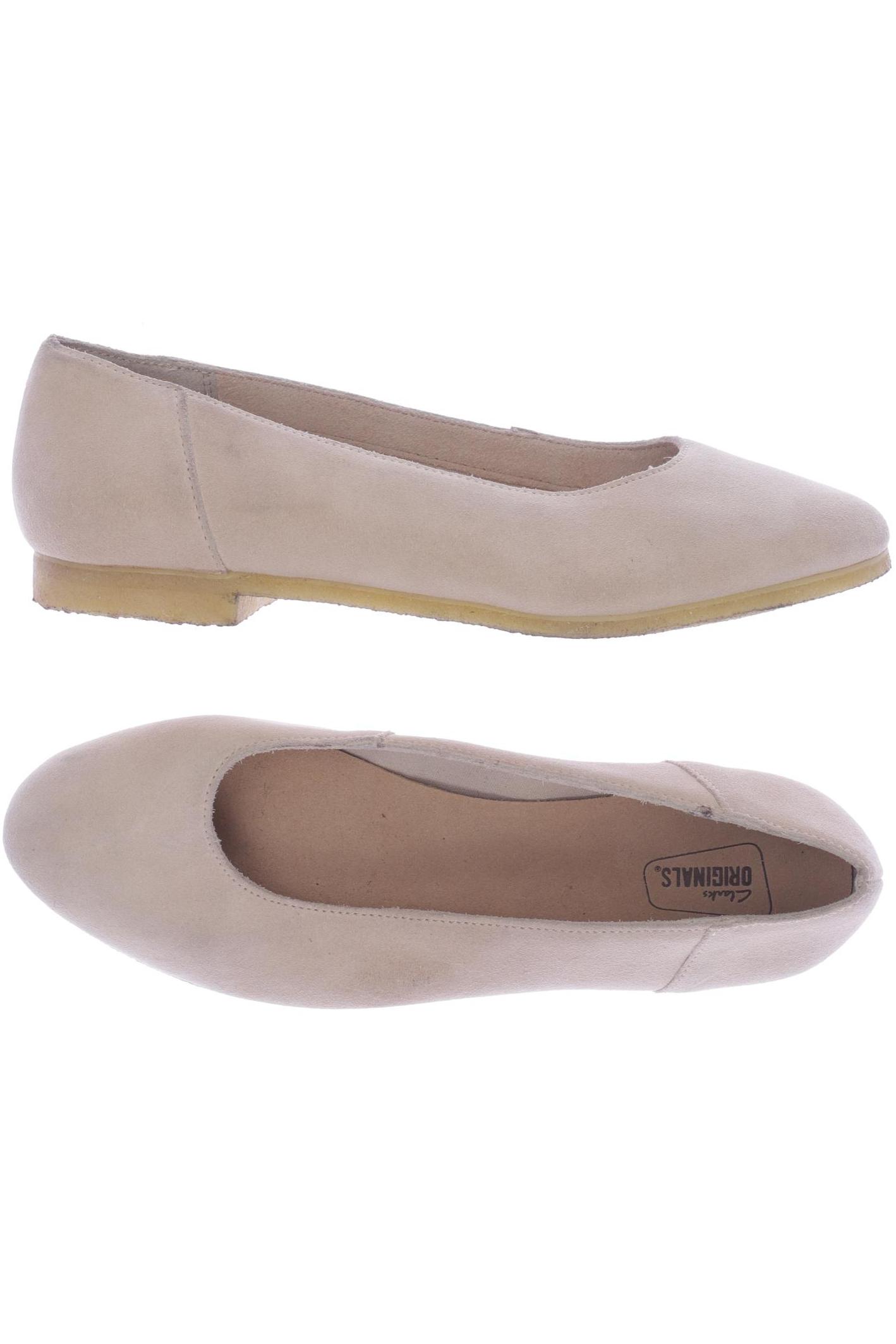 

Clarks Damen Ballerinas, beige, Gr. 38