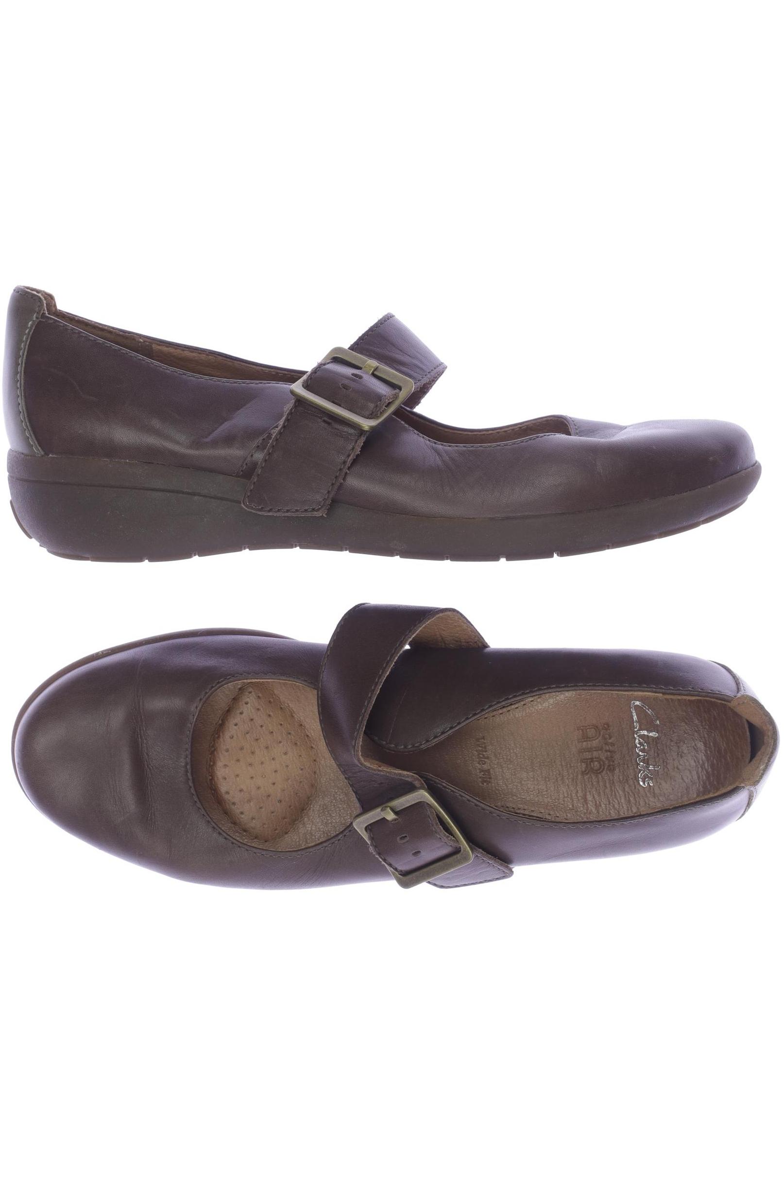 

Clarks Damen Ballerinas, braun, Gr. 6