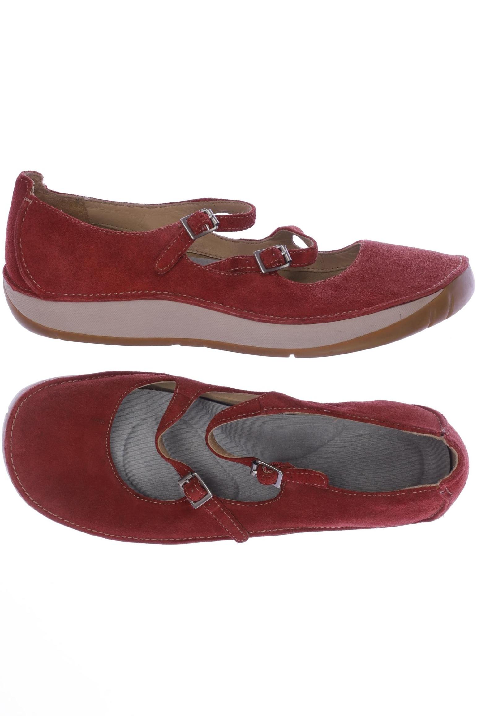 

Clarks Damen Ballerinas, rot, Gr. 7.5