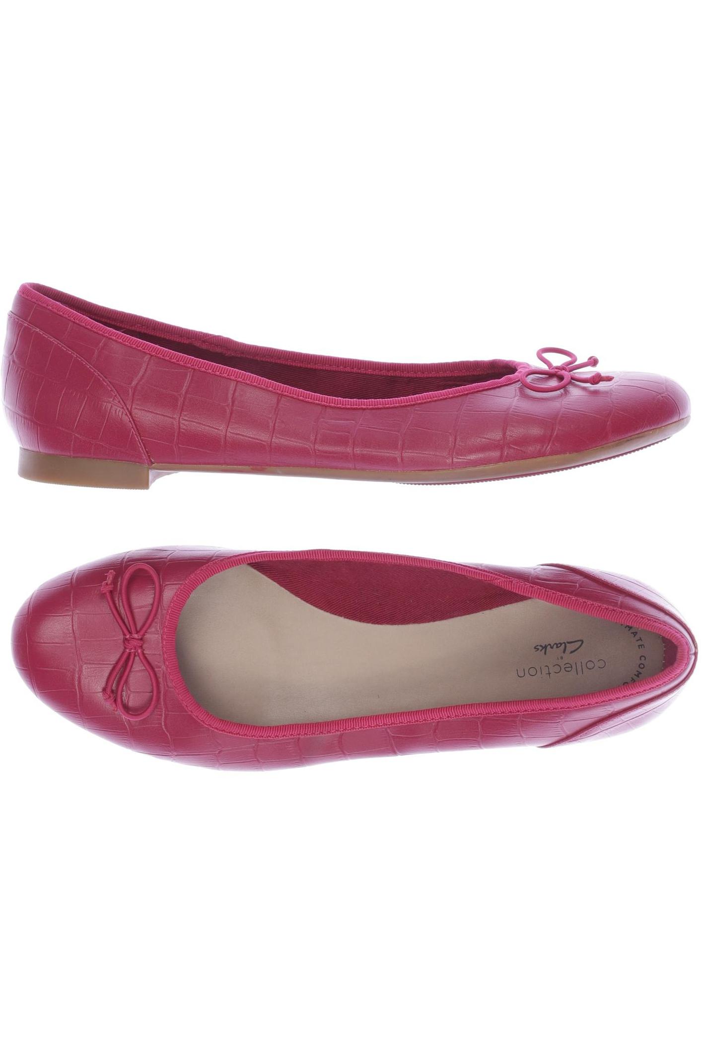 

Clarks Damen Ballerinas, pink, Gr. 40