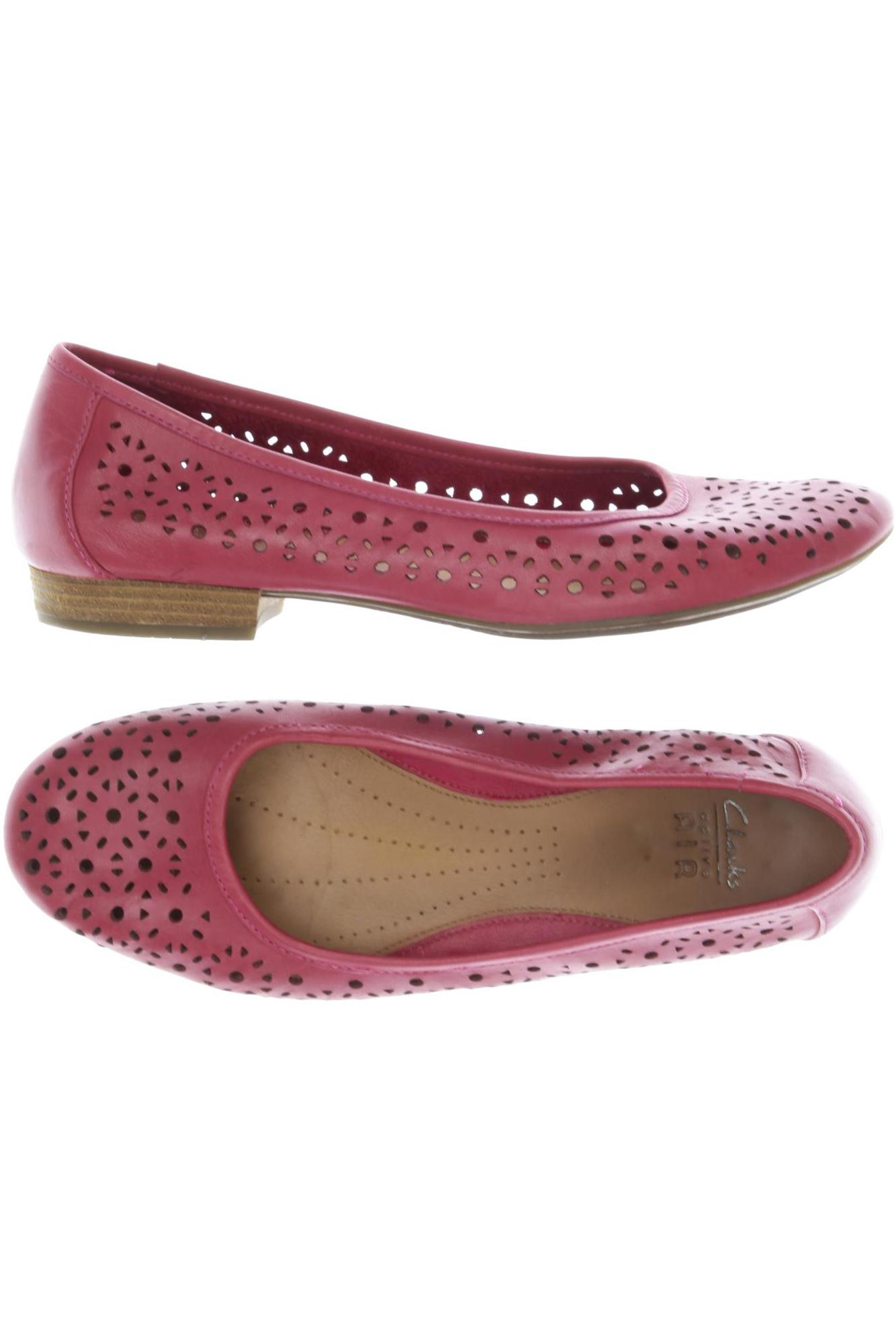 

Clarks Damen Ballerinas, pink, Gr. 7