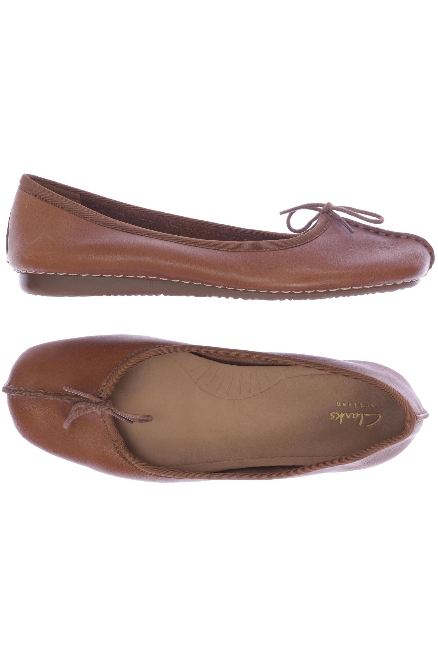 

Clarks Damen Ballerinas, braun, Gr. 40