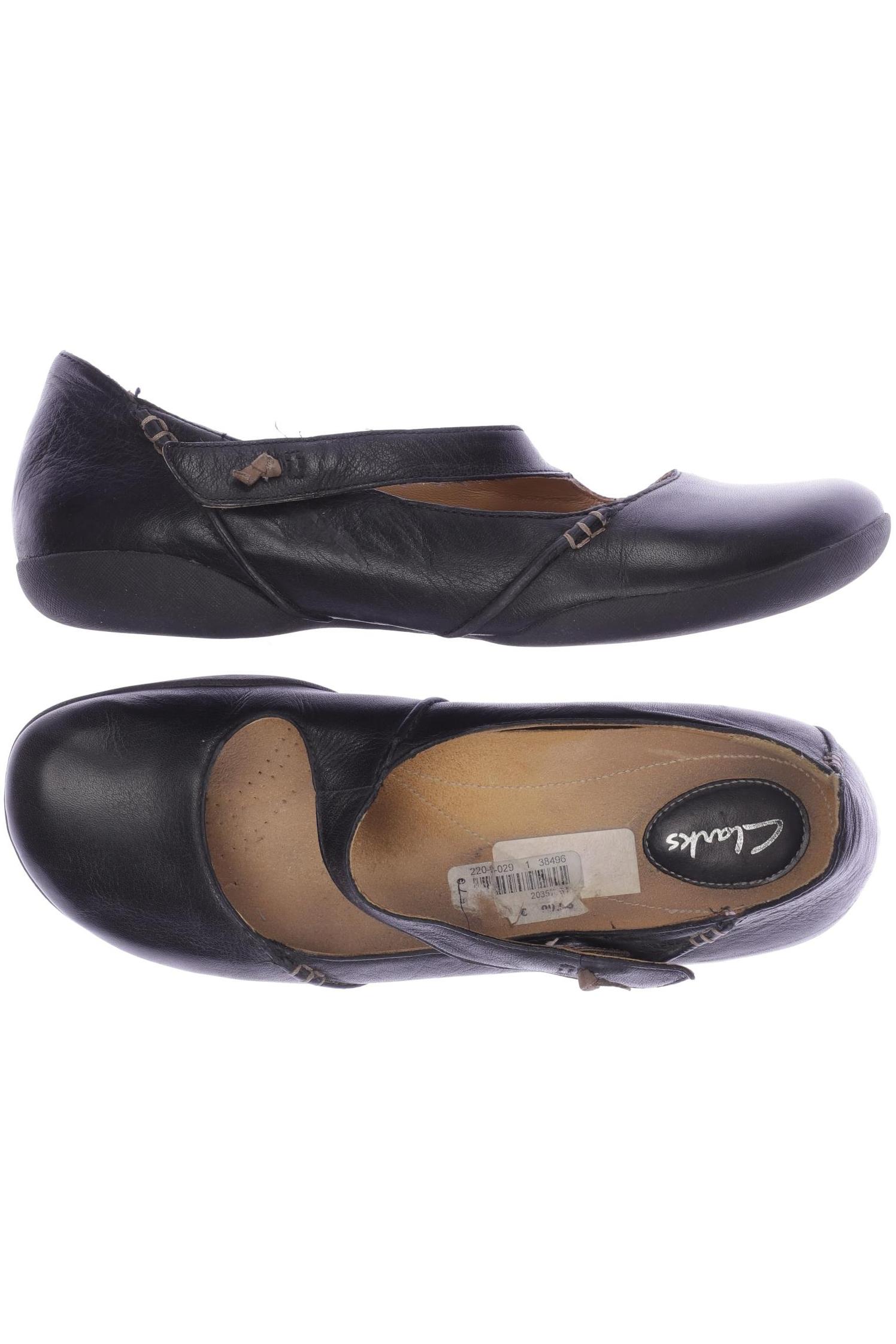 

Clarks Damen Ballerinas, schwarz, Gr. 7.5