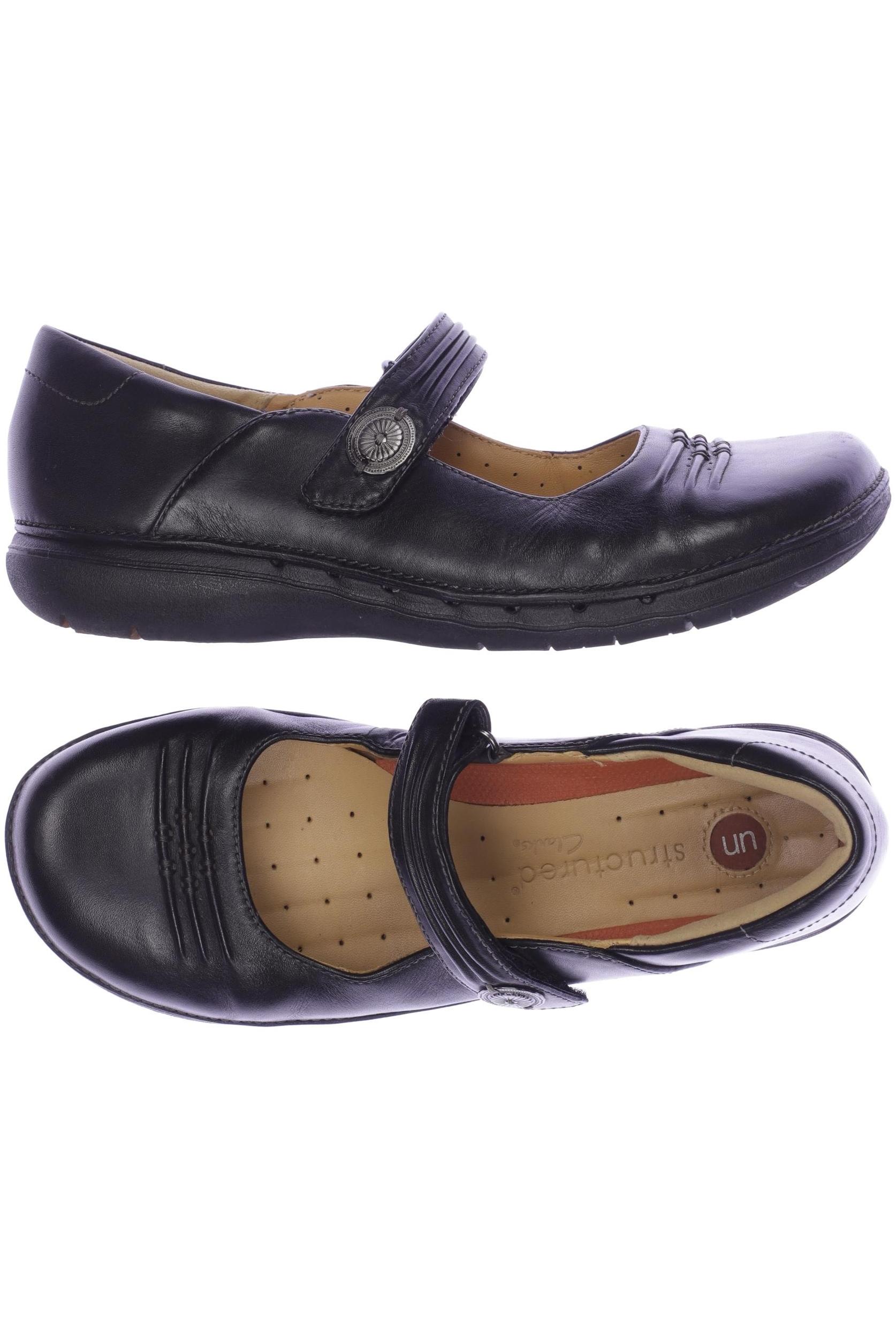 

Clarks Damen Ballerinas, schwarz, Gr. 5.5