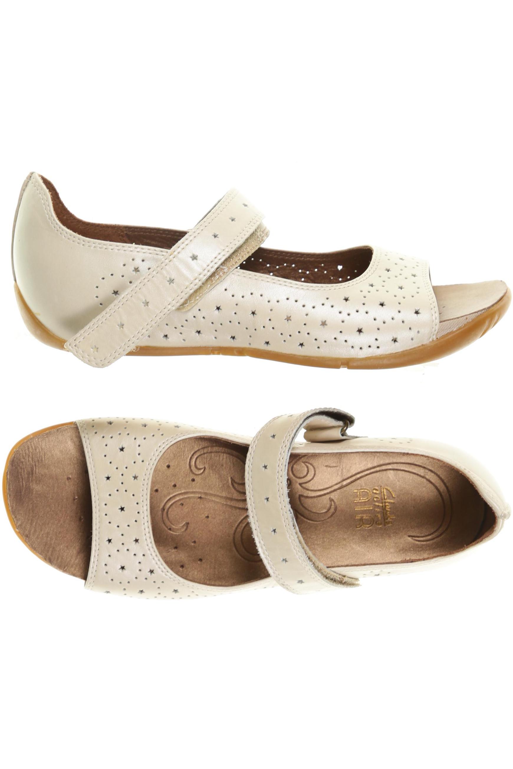 

Clarks Damen Ballerinas, beige, Gr. 3.5