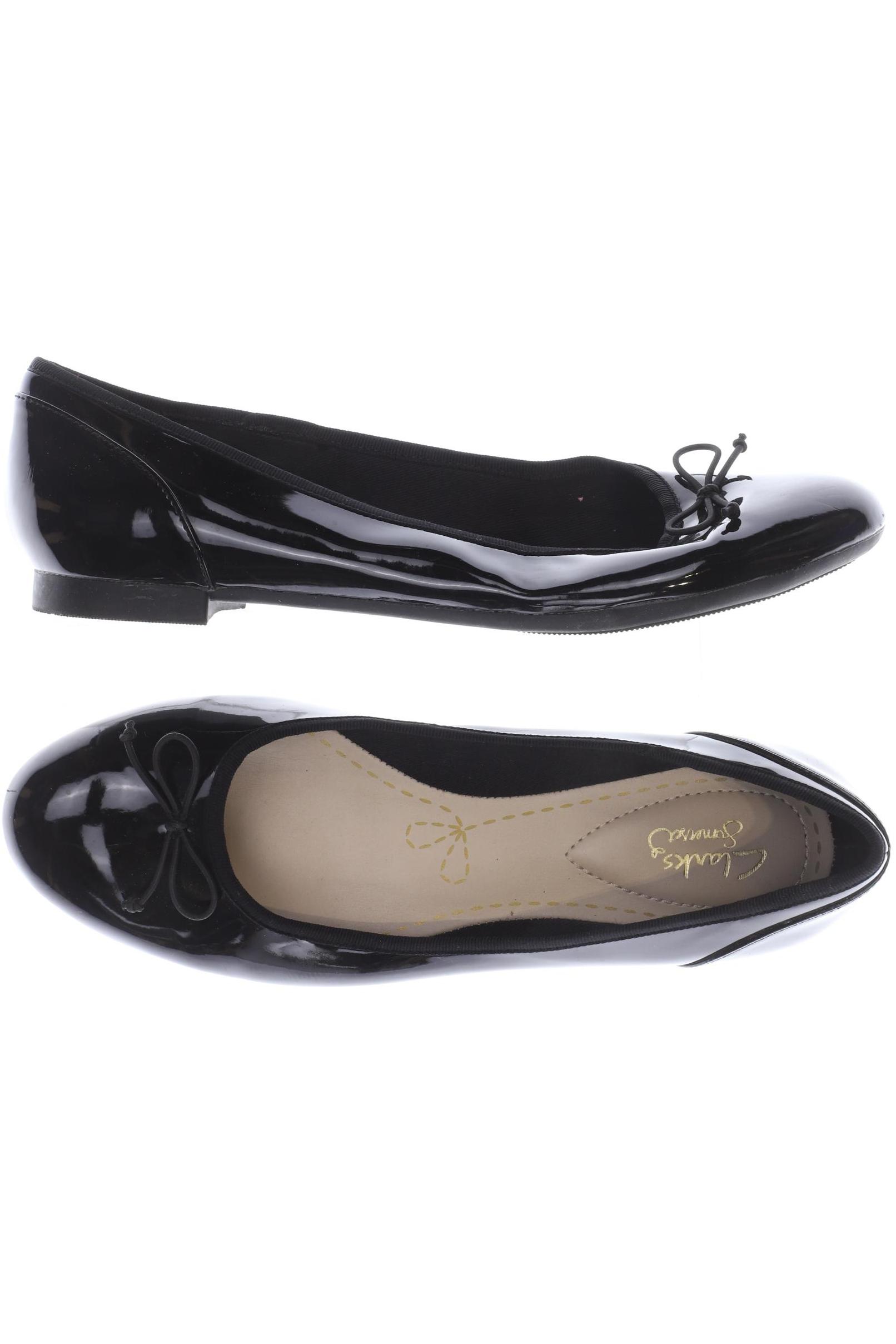 

Clarks Damen Ballerinas, schwarz, Gr. 39