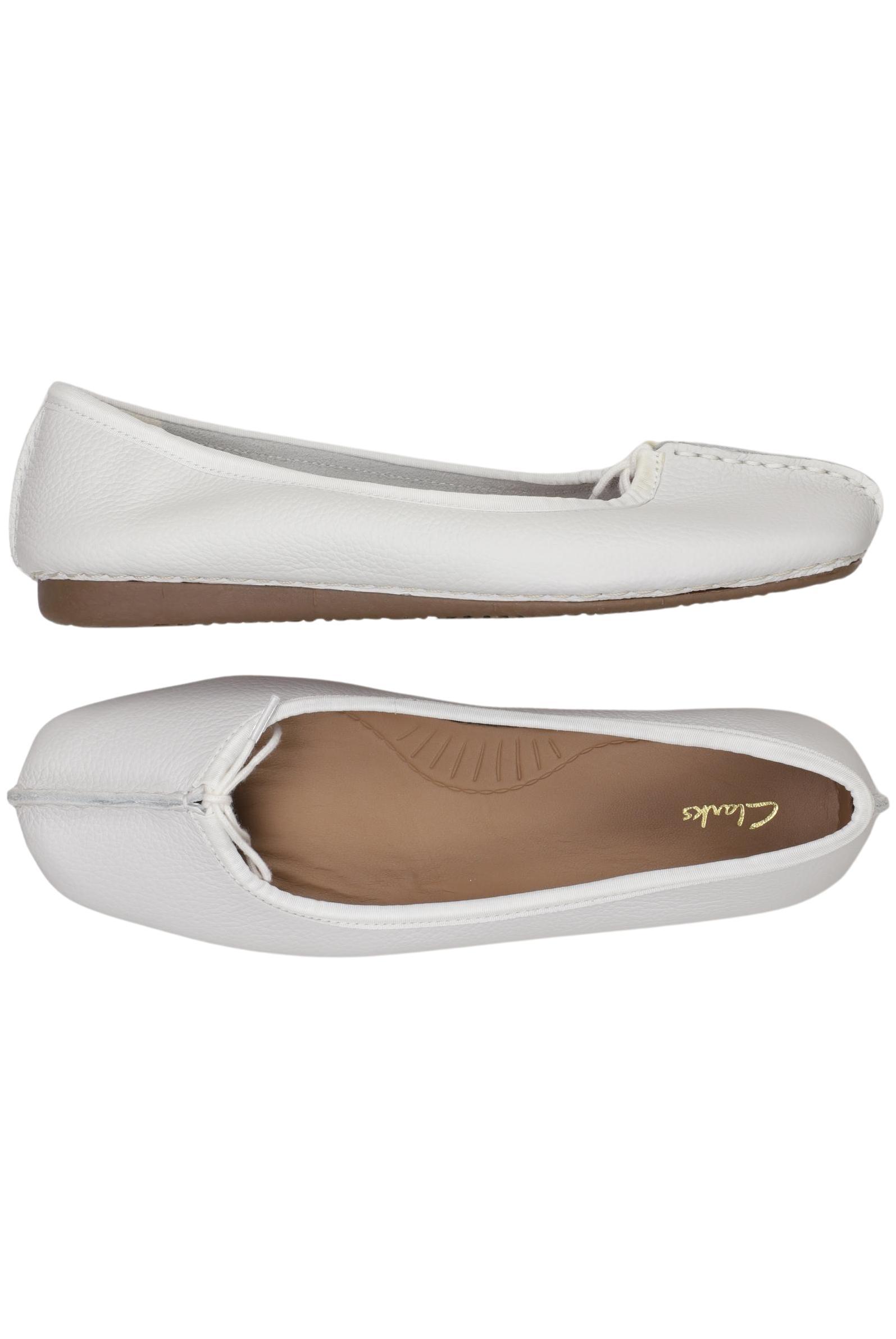 

Clarks Damen Ballerinas, weiß, Gr. 39