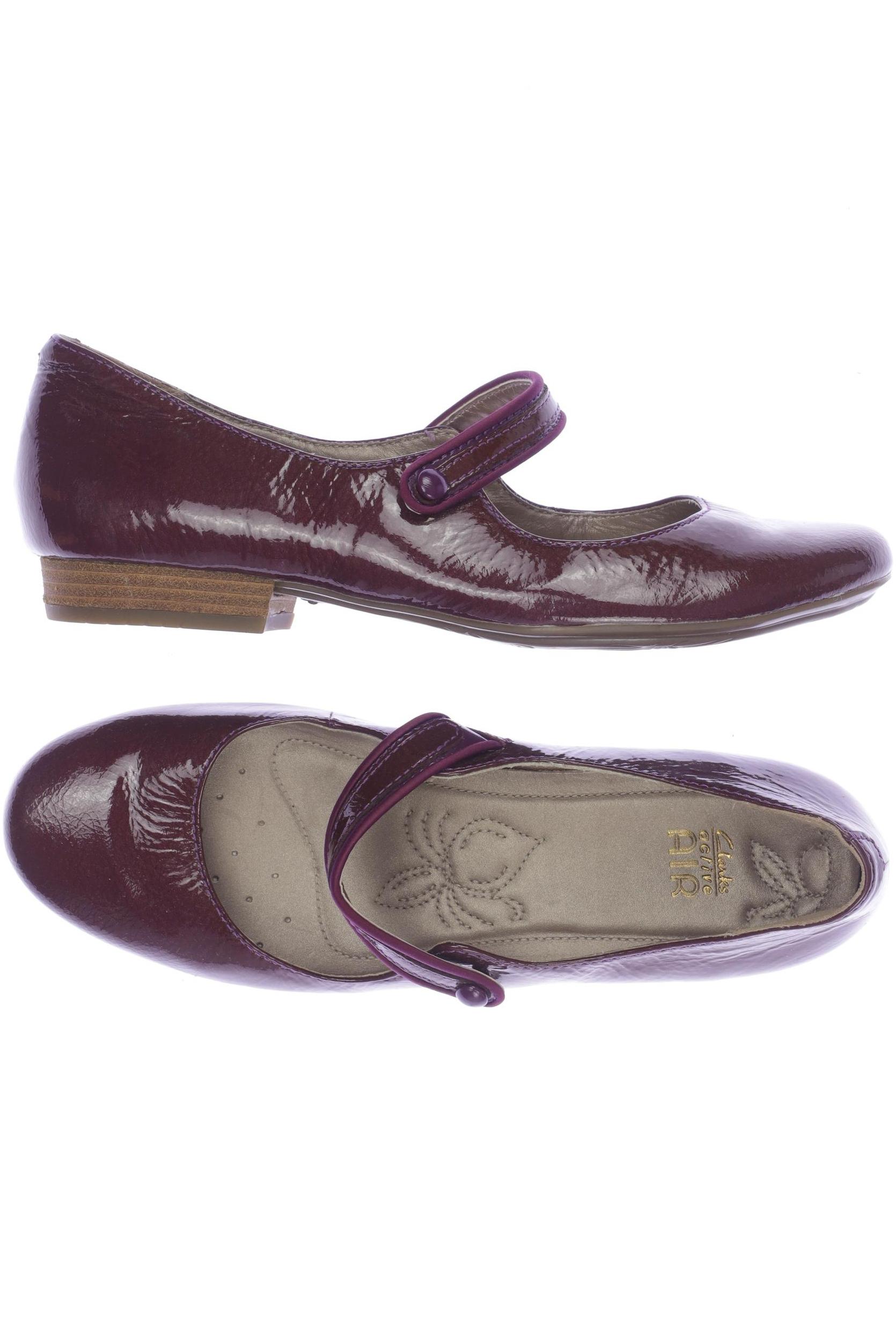 

Clarks Damen Ballerinas, bordeaux, Gr. 6