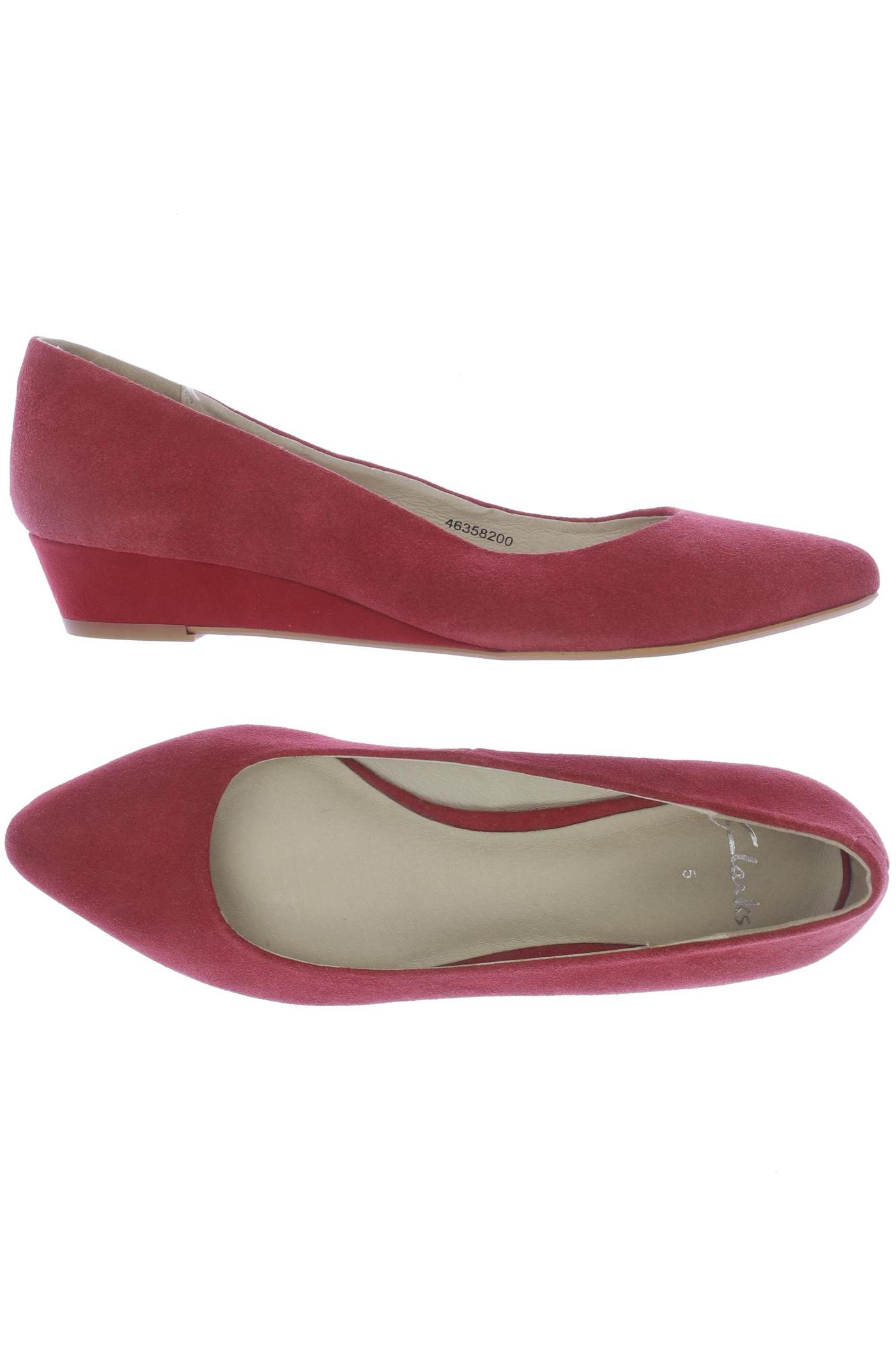 

Clarks Damen Ballerinas, rot, Gr. 5