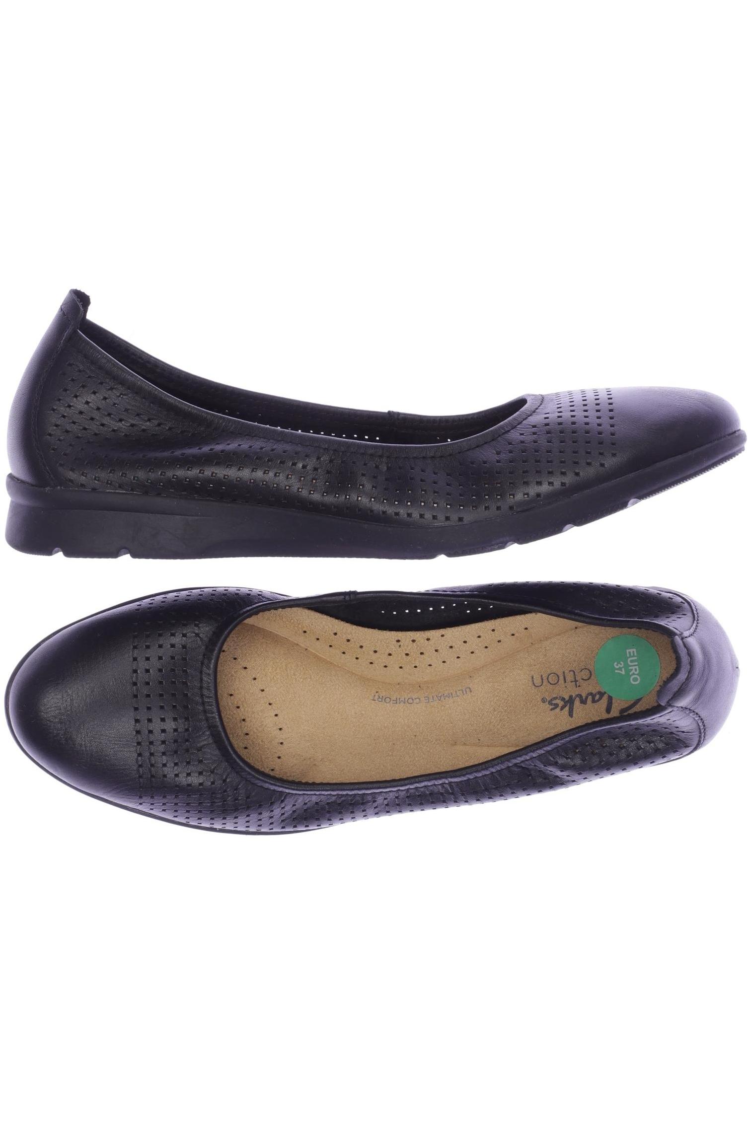 

Clarks Damen Ballerinas, schwarz, Gr. 37