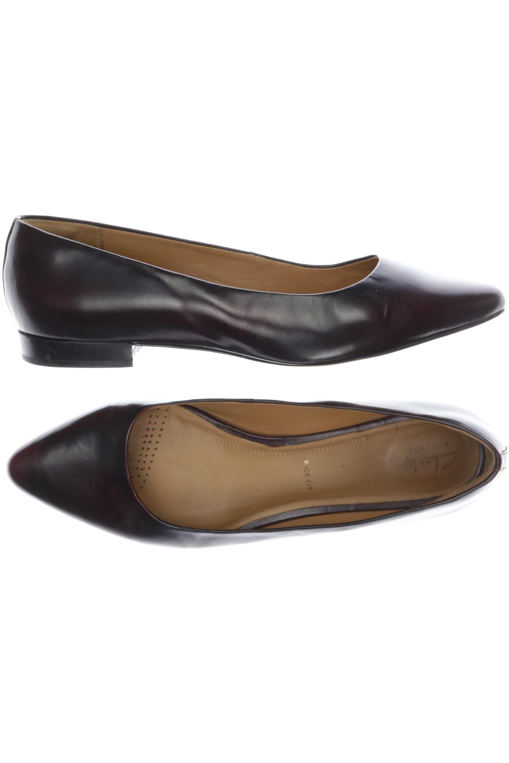 

Clarks Damen Ballerinas, bordeaux, Gr. 41