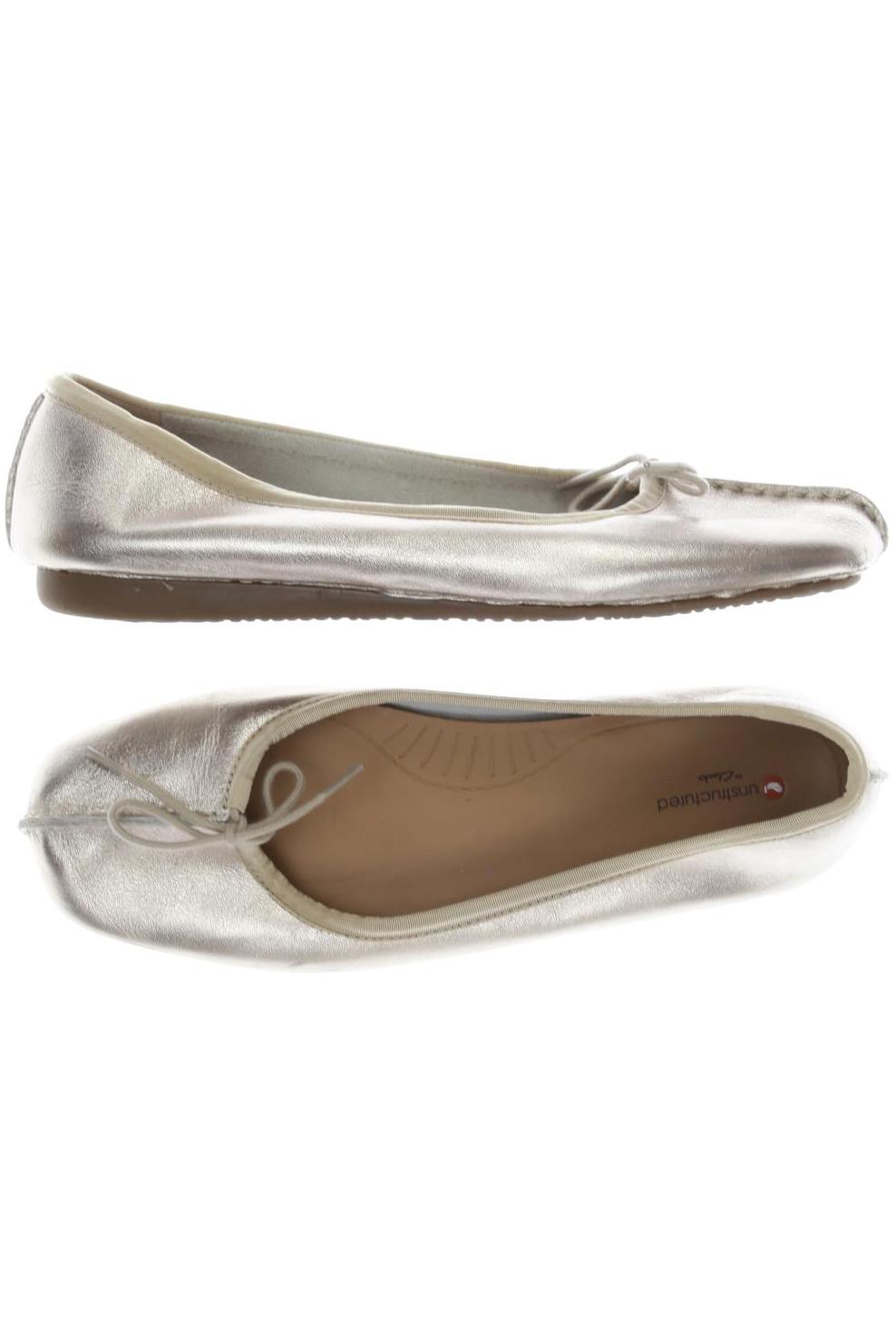 

Clarks Damen Ballerinas, gold, Gr. 41