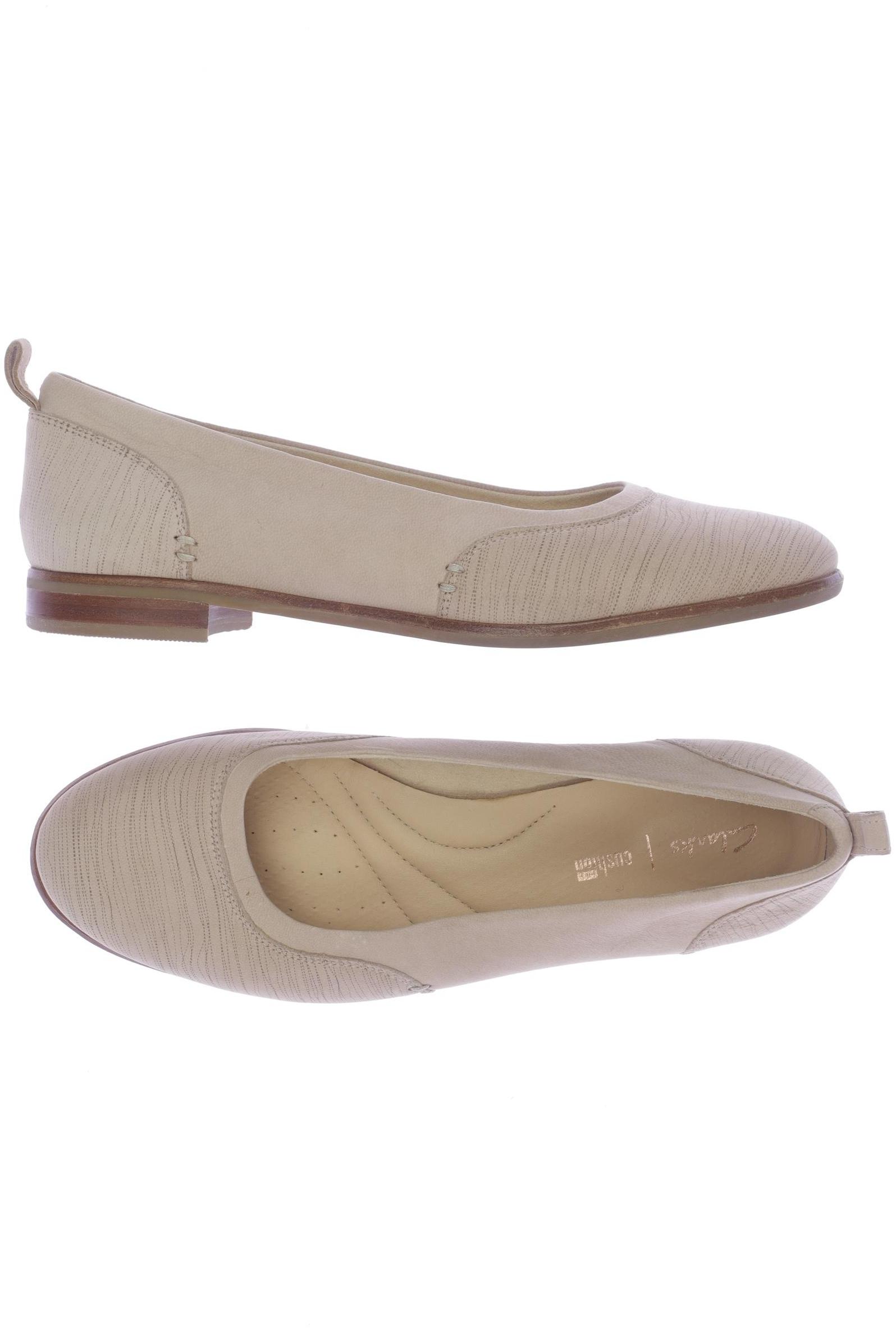 

Clarks Damen Ballerinas, beige, Gr. 39.5