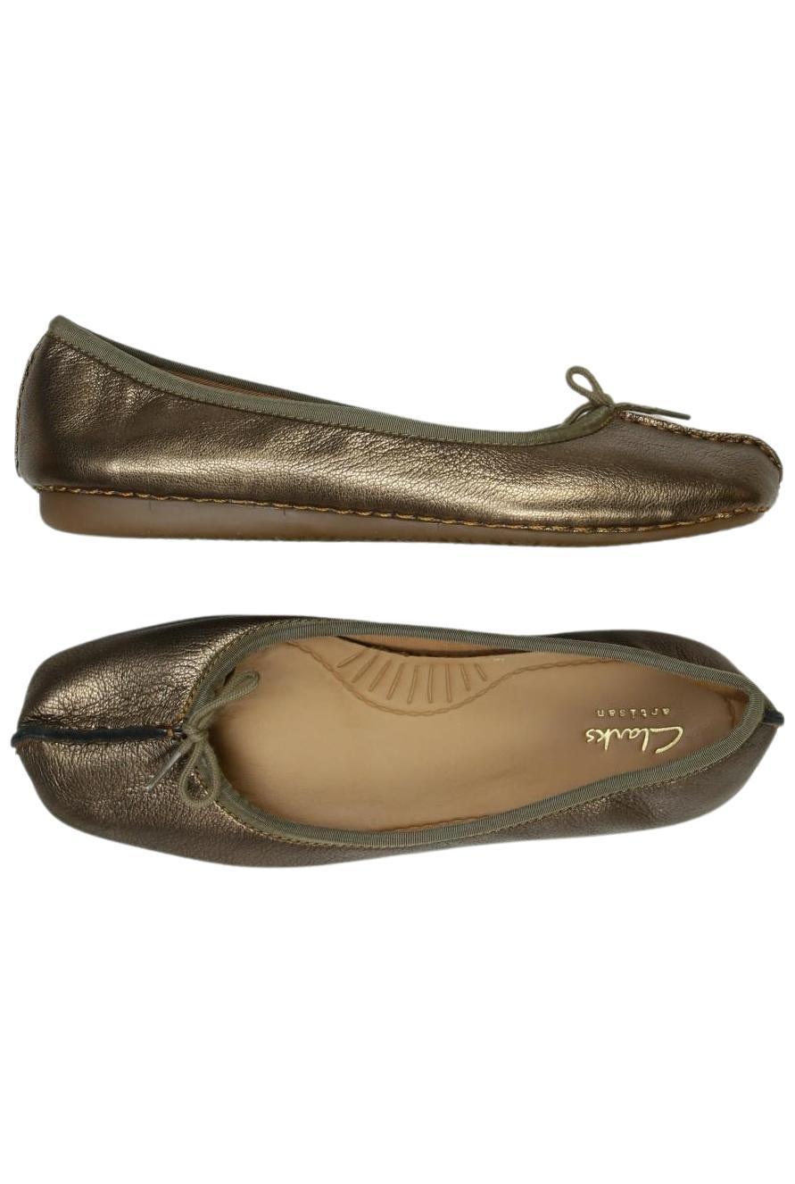 

Clarks Damen Ballerinas, gold, Gr. 37.5