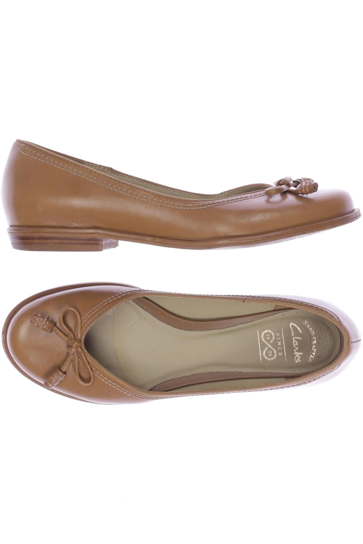 

Clarks Damen Ballerinas, braun, Gr. 5.5