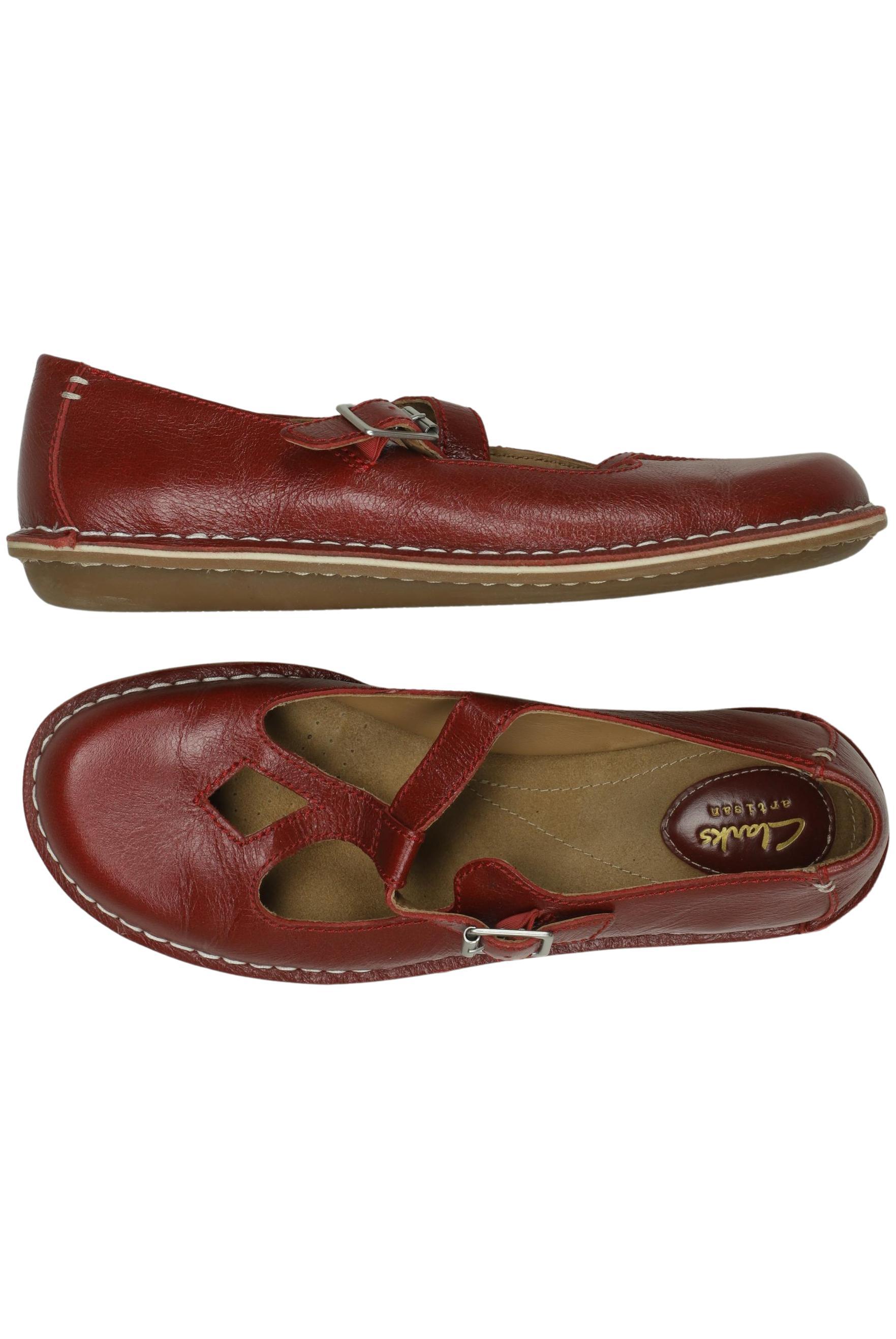 

Clarks Damen Ballerinas, rot, Gr. 40