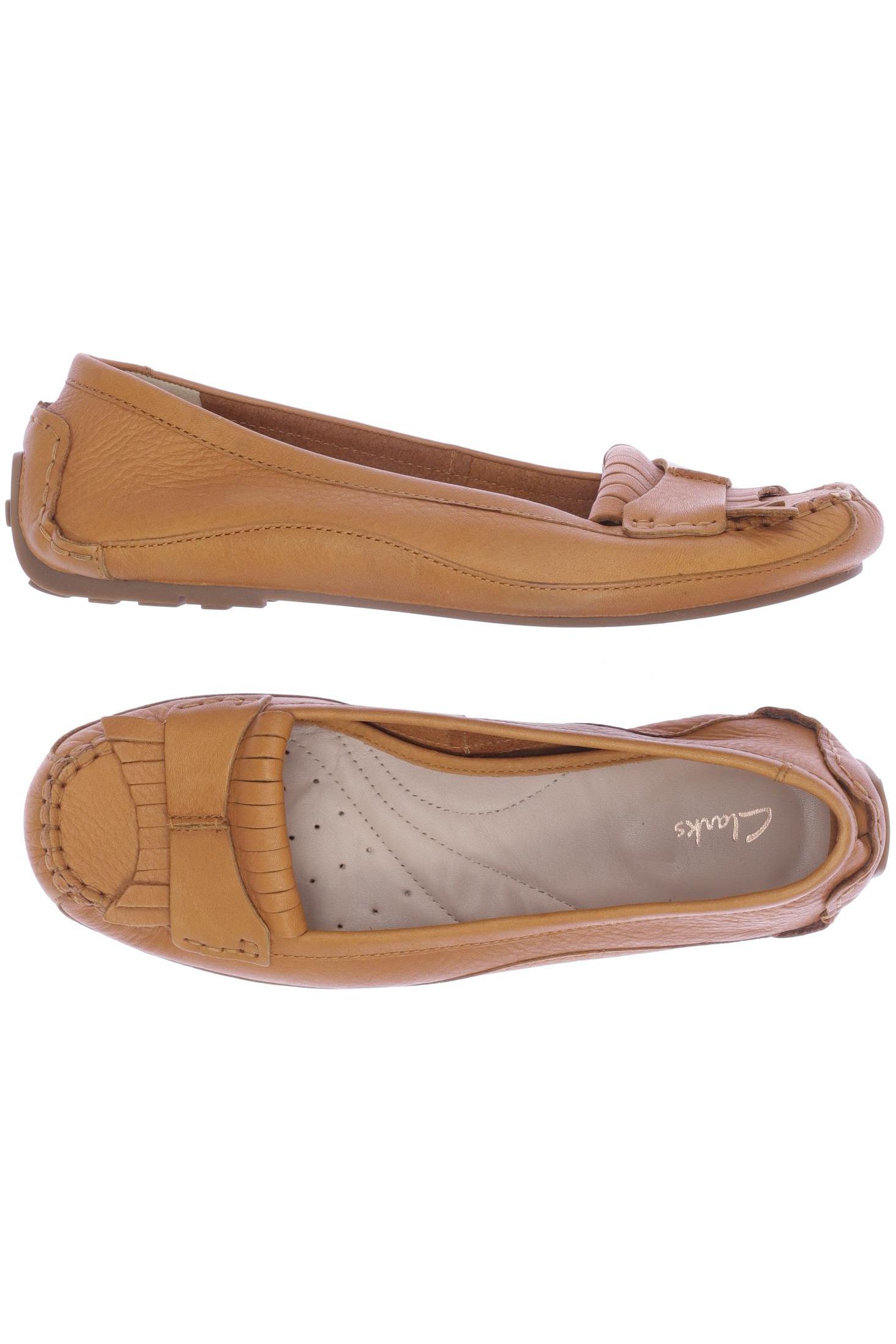 

Clarks Damen Ballerinas, orange, Gr. 41