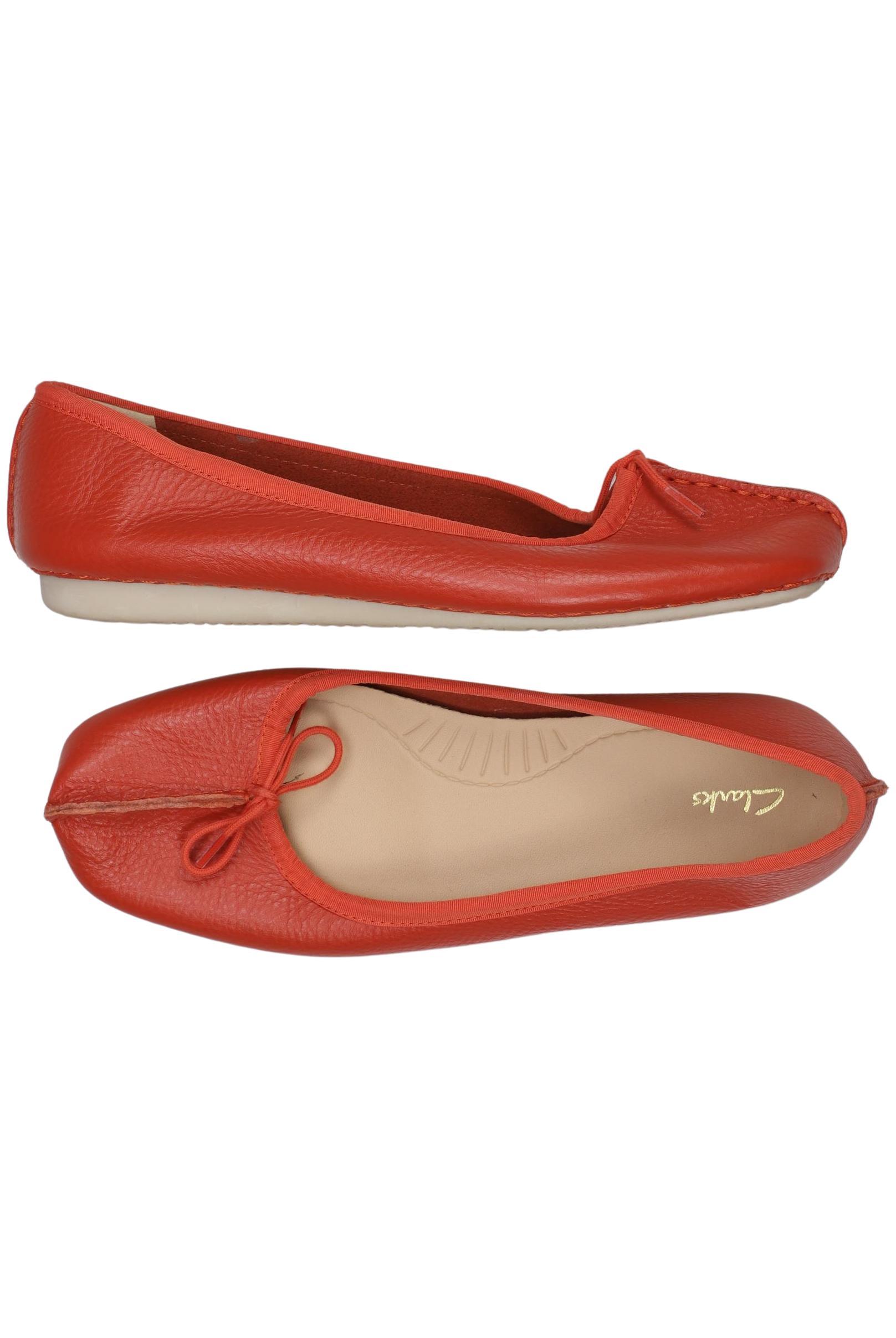 

Clarks Damen Ballerinas, rot, Gr. 39.5