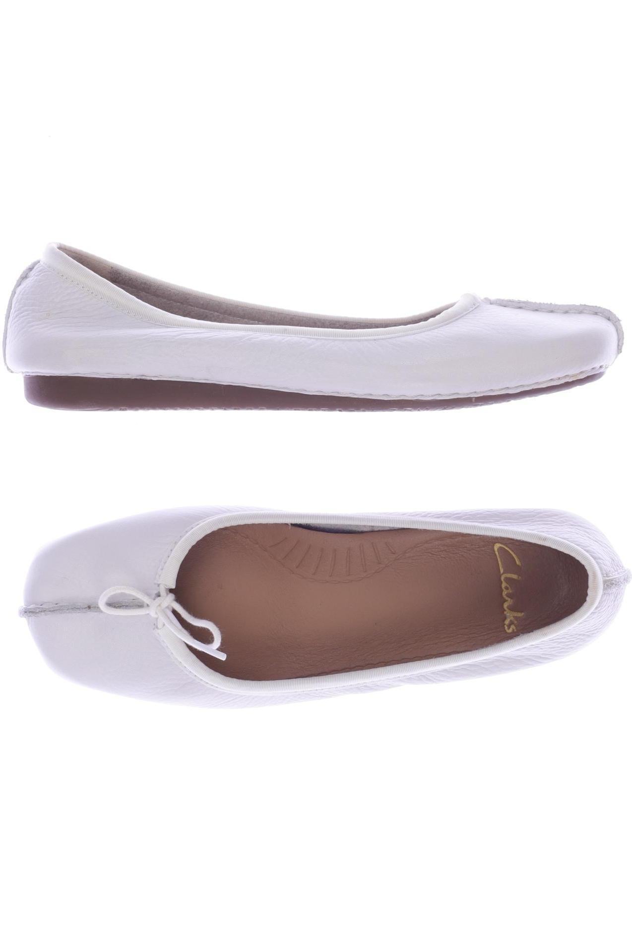 

Clarks Damen Ballerinas, weiß